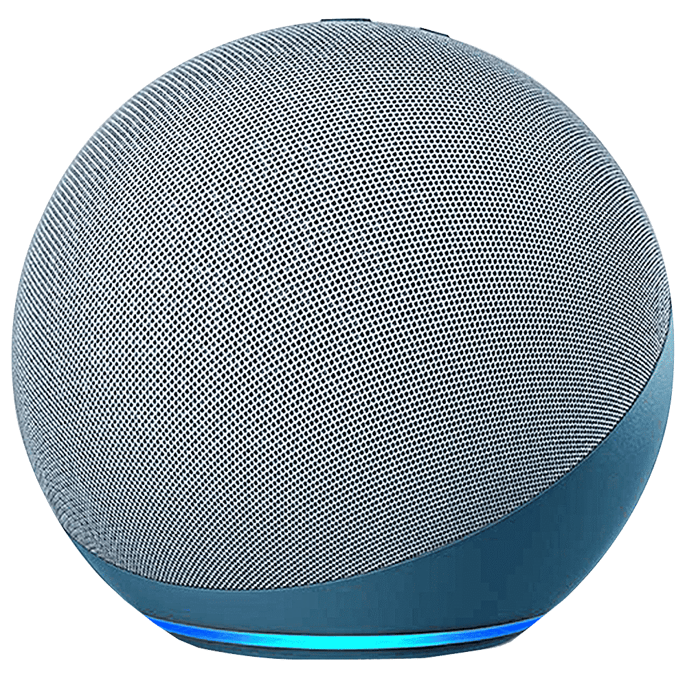 amazon Echo Dot 4th Gen Alexa Built-in Smart Speaker (Powerful Bass, B084KSRFXJ, Blue)_1