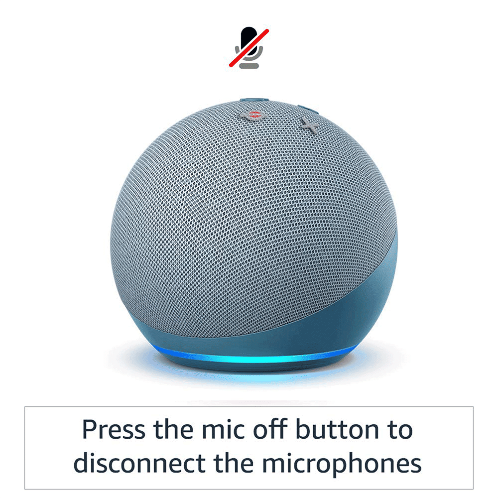 amazon Echo Dot 4th Gen Alexa Built-in Smart Speaker (Powerful Bass, B084KSRFXJ, Blue)_12