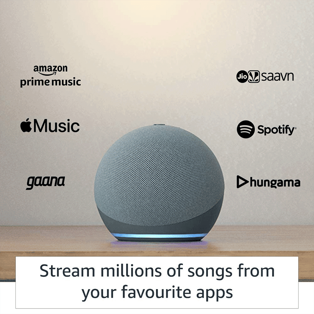 amazon Echo Dot 4th Gen Alexa Built-in Smart Speaker (Powerful Bass, B084KSRFXJ, Blue)_10