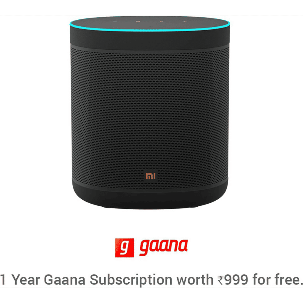 Xiaomi QBH4202IN with Google Assistant Compatible Smart Wi-Fi Speaker (Buttons Control, Black)_10