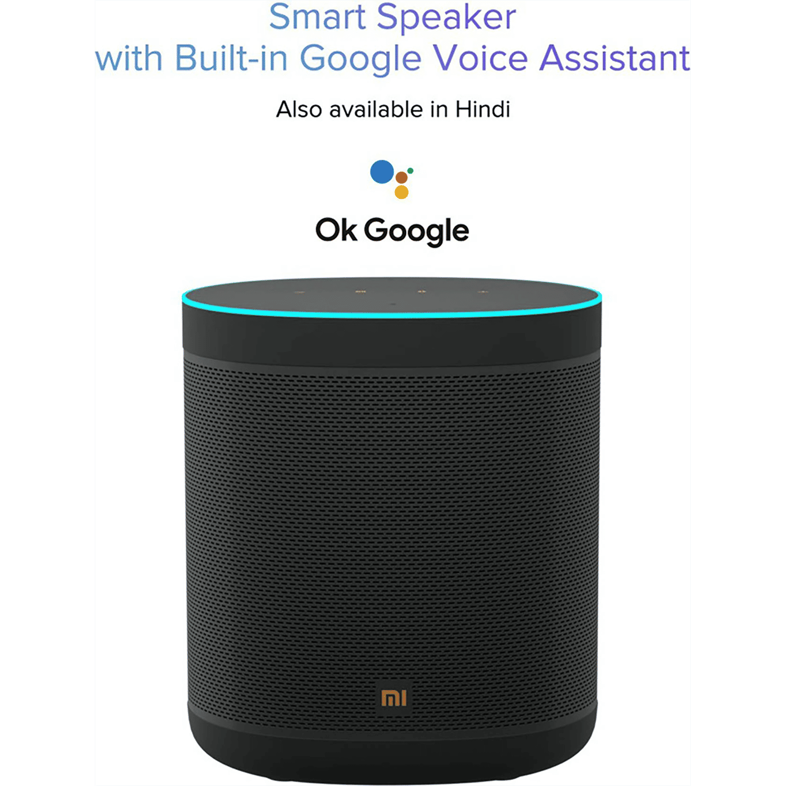 Xiaomi QBH4202IN with Google Assistant Compatible Smart Wi-Fi Speaker (Buttons Control, Black)_14