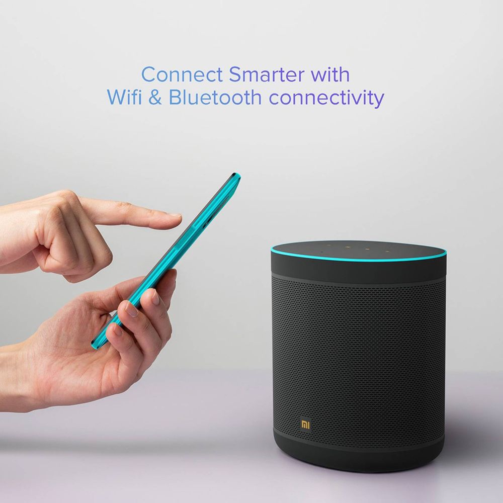 Xiaomi QBH4202IN with Google Assistant Compatible Smart Wi-Fi Speaker (Buttons Control, Black)_17