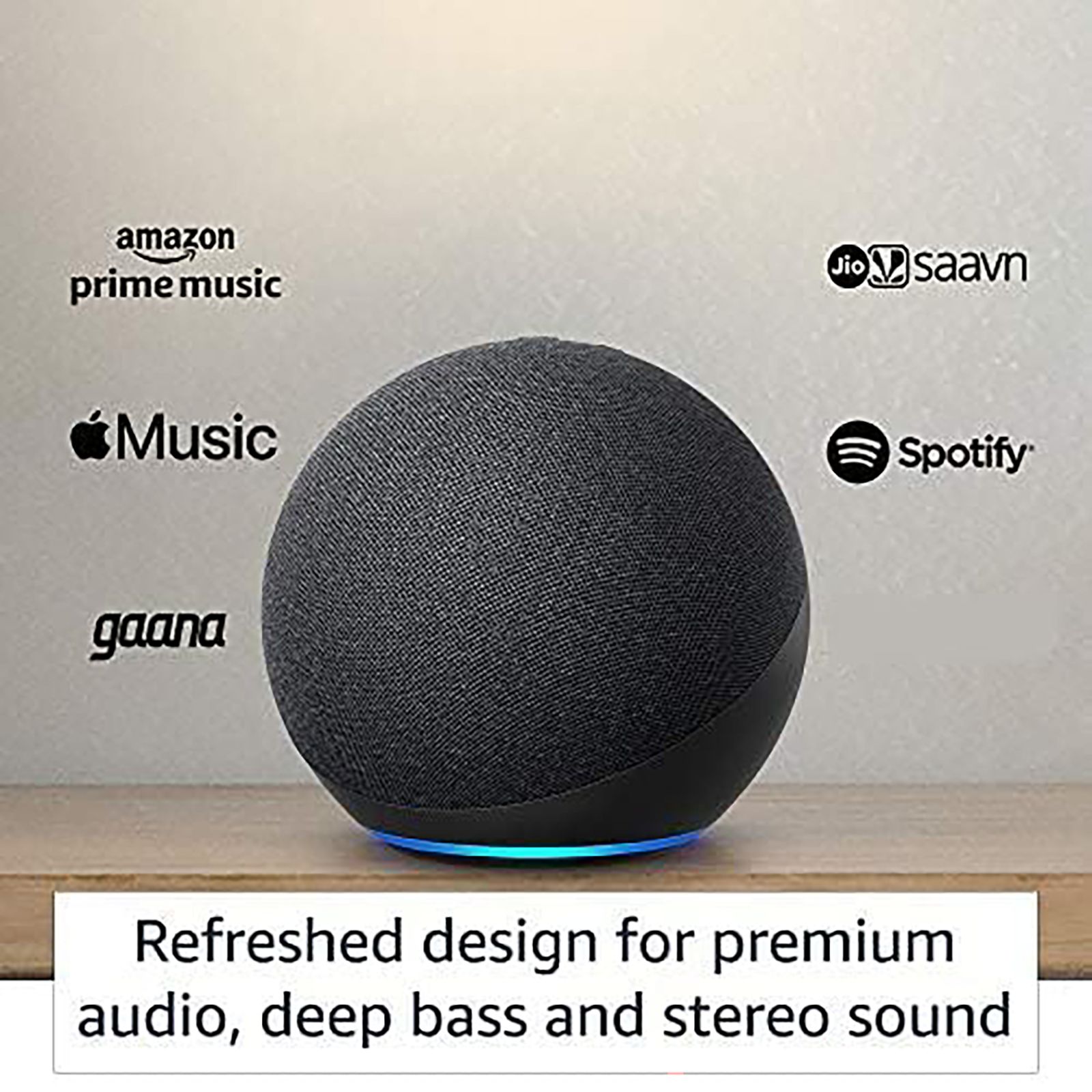 amazon Echo (4th Gen) with Built-in Alexa Smart Wi-Fi Speaker (Controls Smart Devices, Black)_5