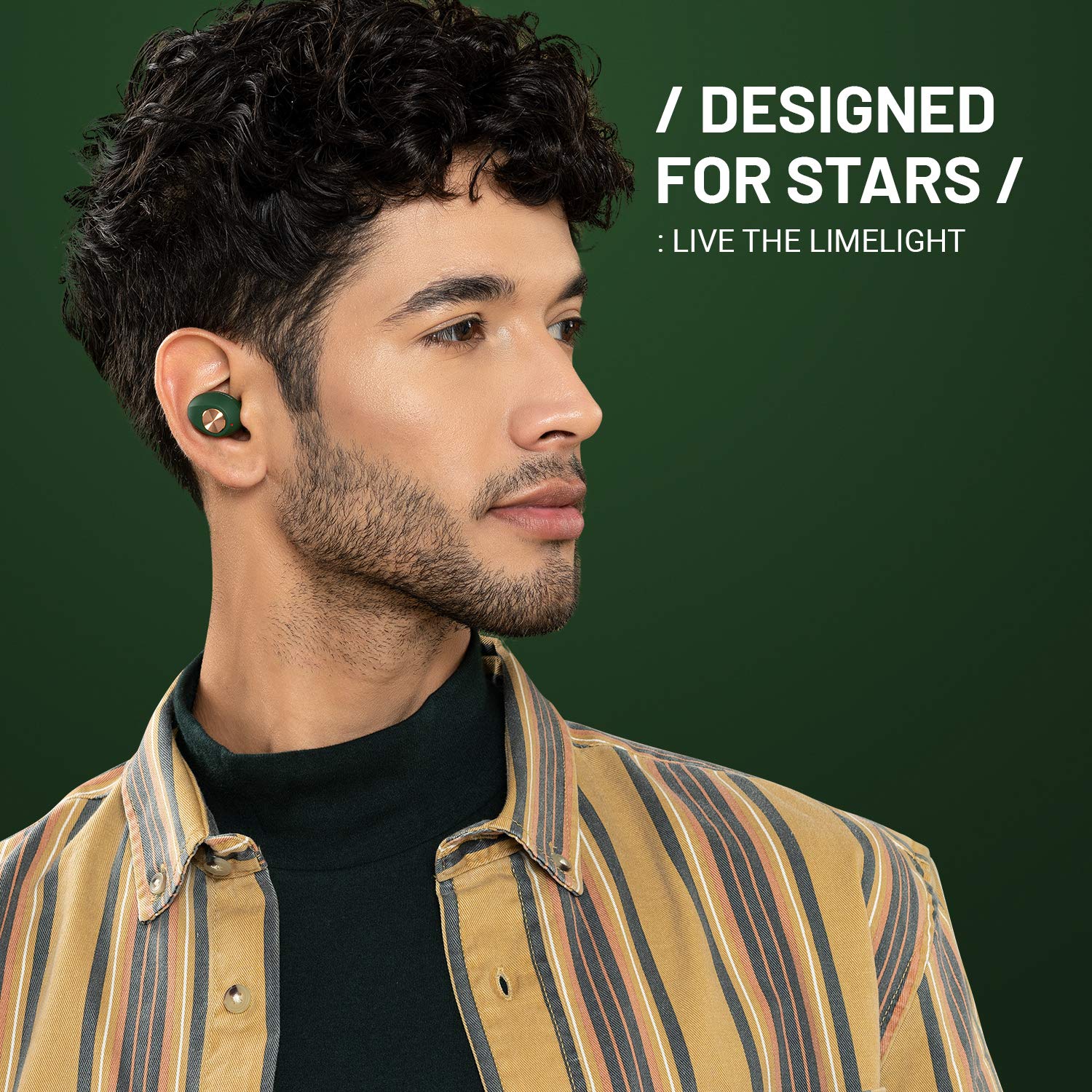 CROSSBEATS Pebble TWS Earbuds with Passive Noise Cancellation (IPX6 Water & Dust Resistant, Deep Bass Technology, Green)_6