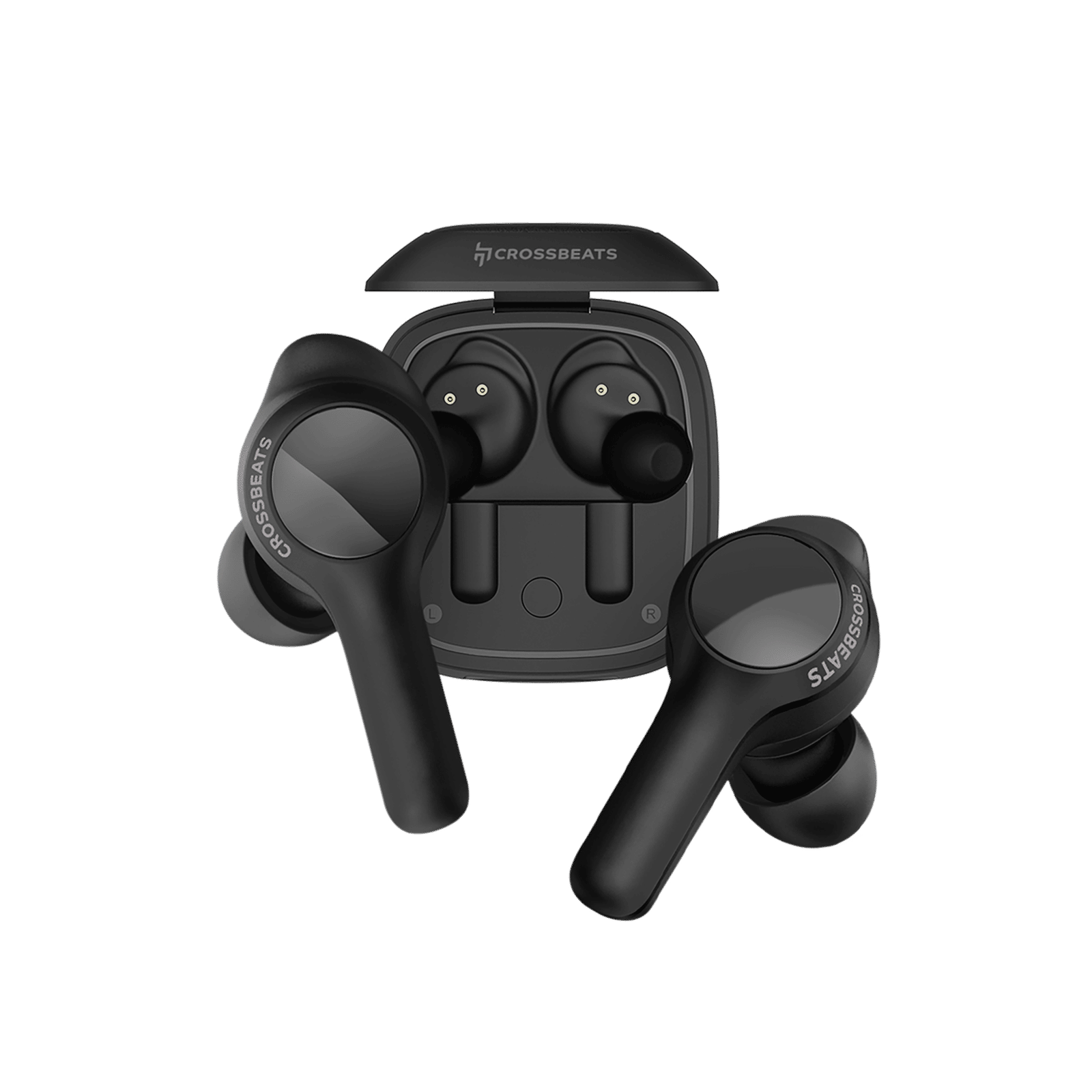 CROSSBEATS Torq CB-TORQ TWS Earbuds with Environmental Noise Cancellation (IPX6 Water Resistant, 72 Hours Playback, Black) CROSSBEATS Torq CB-TORQ TWS Earbuds with Environmental Noise Cancellation (IPX6 Water Resistant, 72 Hours Playback, Black)_8