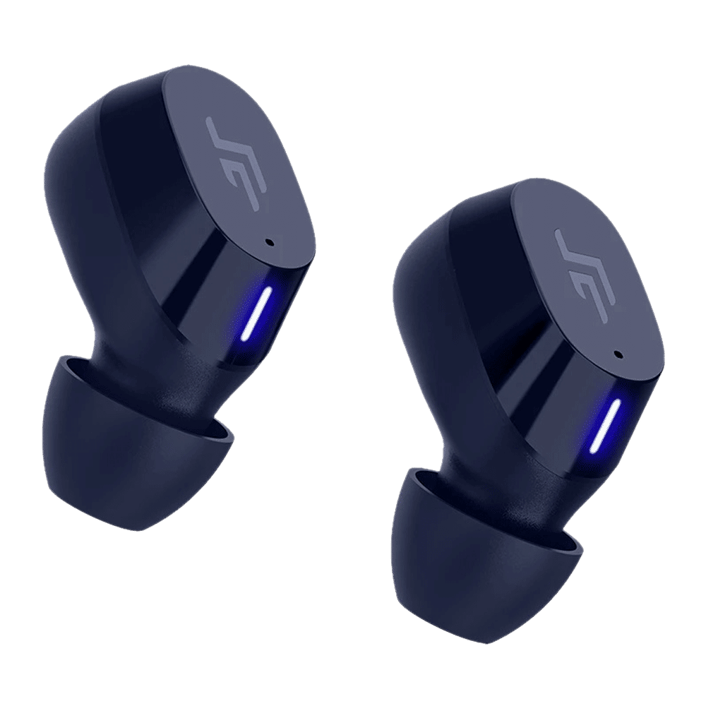 CROSSBEATS Edge TWS Earbuds with Passive Noise Cancellation (IPX6 Water Resistant, 20 Hours Playback, Blue)_3