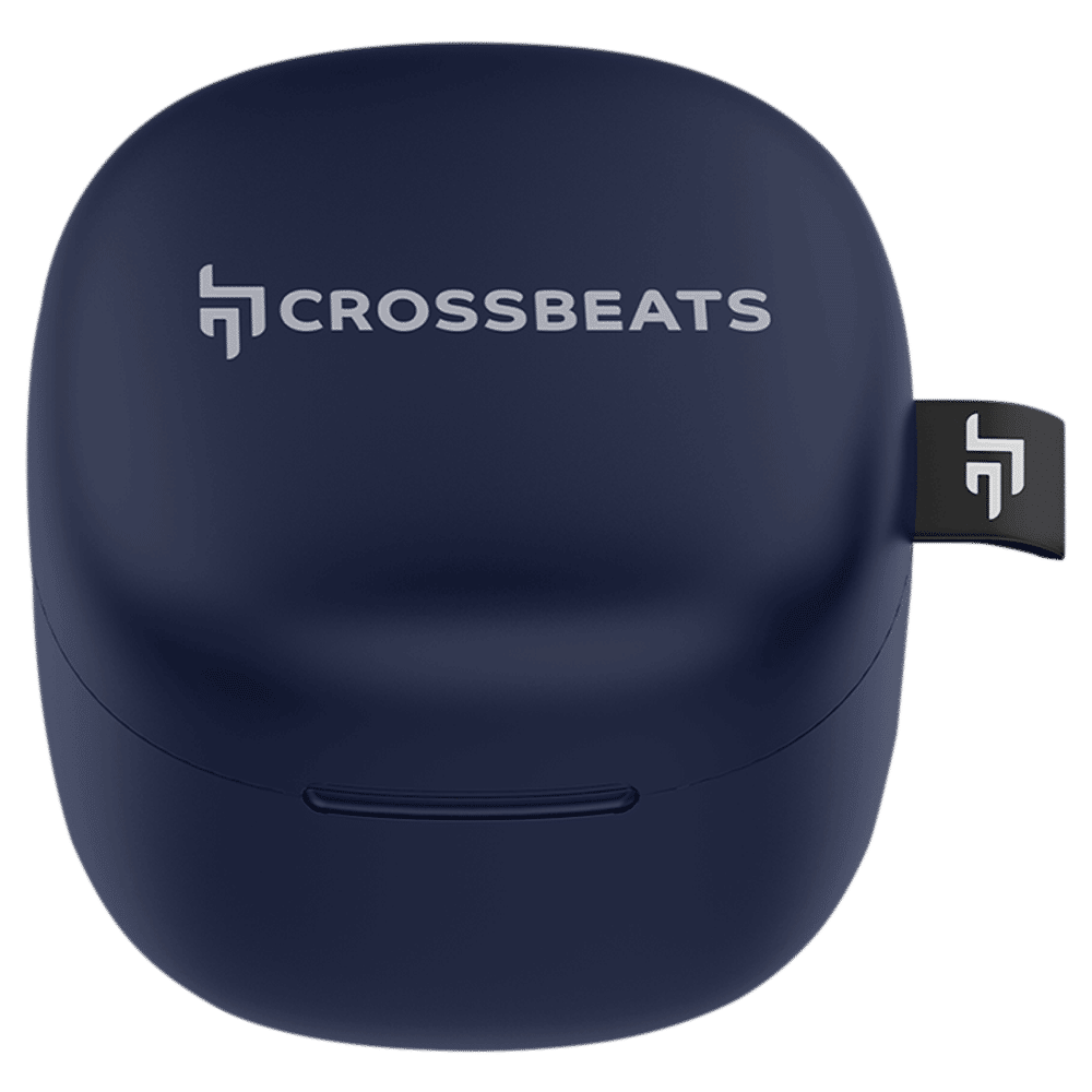 CROSSBEATS Edge TWS Earbuds with Passive Noise Cancellation (IPX6 Water Resistant, 20 Hours Playback, Blue)_5