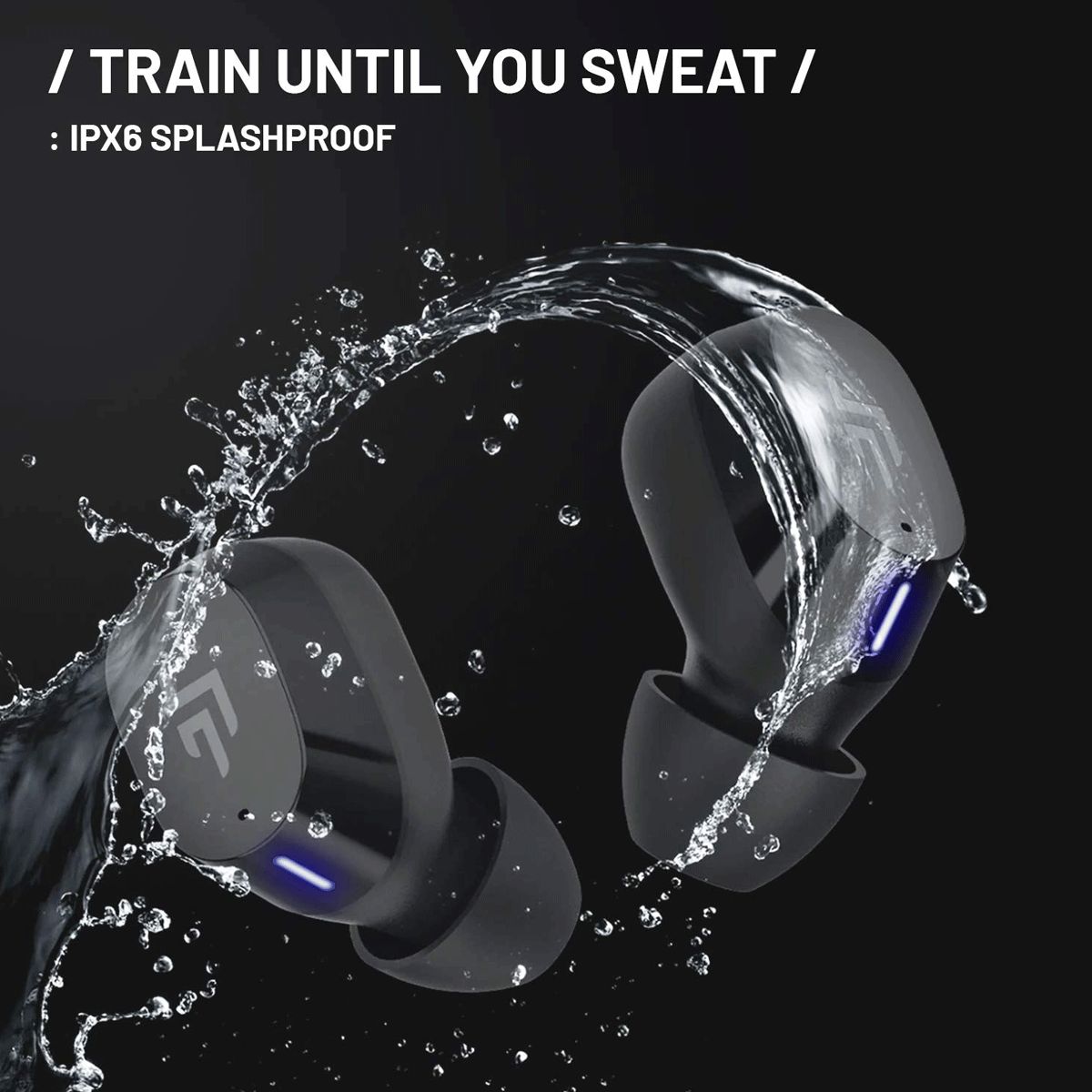 CROSSBEATS Edge TWS Earbuds with Passive Noise Cancellation (IPX6 Water Resistant, 20 Hours Playback, Black) CROSSBEATS Edge TWS Earbuds with Passive Noise Cancellation (IPX6 Water Resistant, 20 Hours Playback, Black)_11