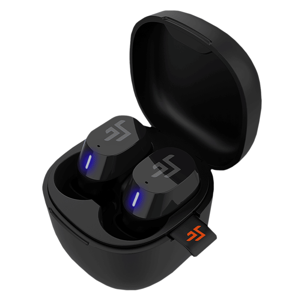 CROSSBEATS Edge TWS Earbuds with Passive Noise Cancellation (IPX6 Water Resistant, 20 Hours Playback, Black) CROSSBEATS Edge TWS Earbuds with Passive Noise Cancellation (IPX6 Water Resistant, 20 Hours Playback, Black)_4