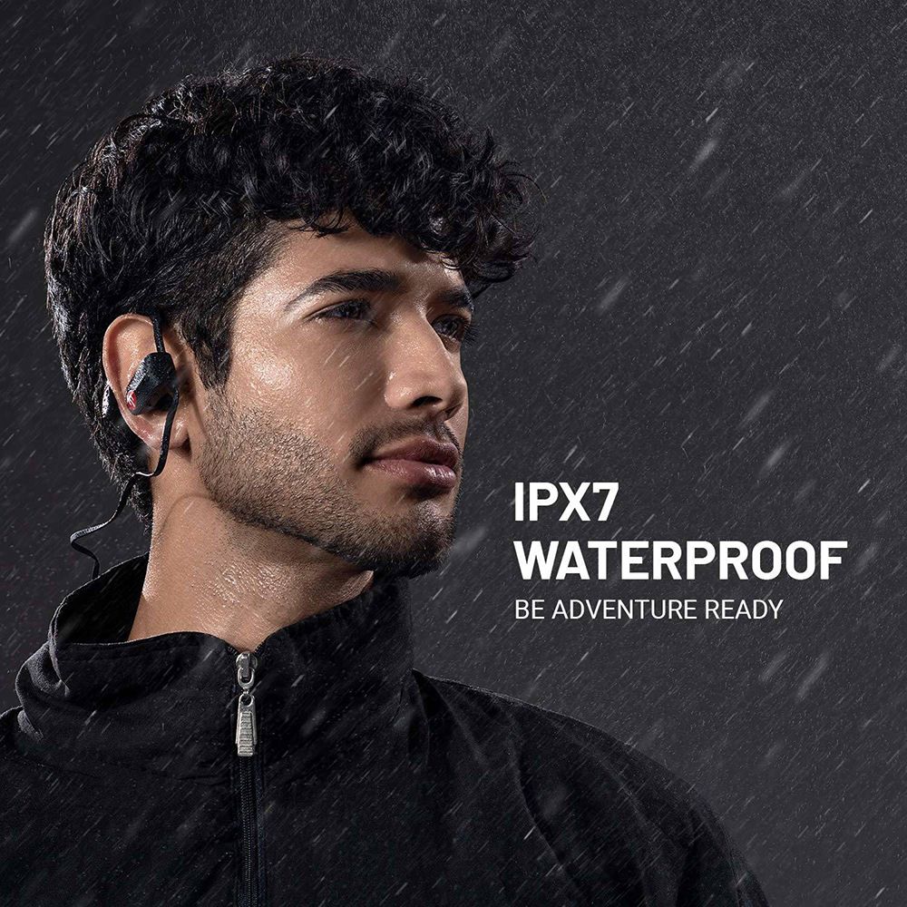 CROSSBEATS Wave CB-WAVE-BLK Neckband with Passive Noise Cancellation (IPX7 Waterproof, Dual Pairing, Black)_9