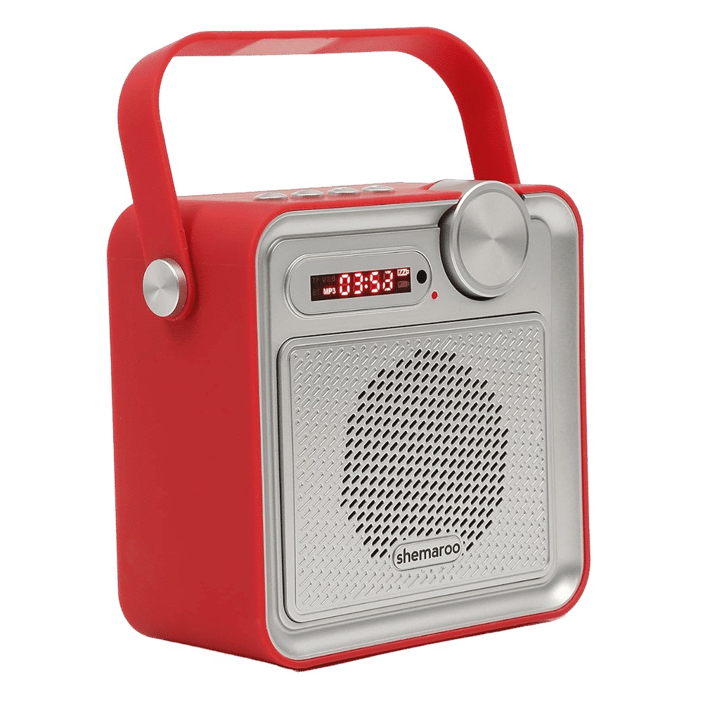 shemaroo Bhakti Maalai 5W Portable Bluetooth Speaker (1000+ Tamil Devotional Songs, Mono Channel, White & Red) shemaroo Bhakti Maalai 5W Portable Bluetooth Speaker (1000+ Tamil Devotional Songs, Mono Channel, White & Red)_8