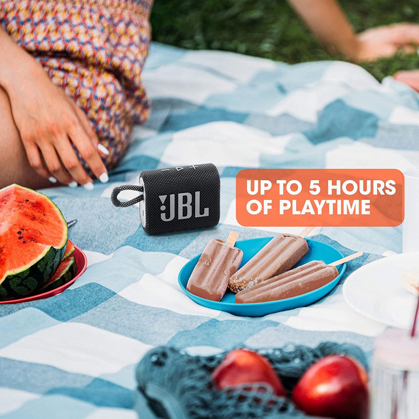 JBL Go 3 4.2W Portable Bluetooth Speaker (IP67 Waterproof, IP67 Dustproof, Black)_15