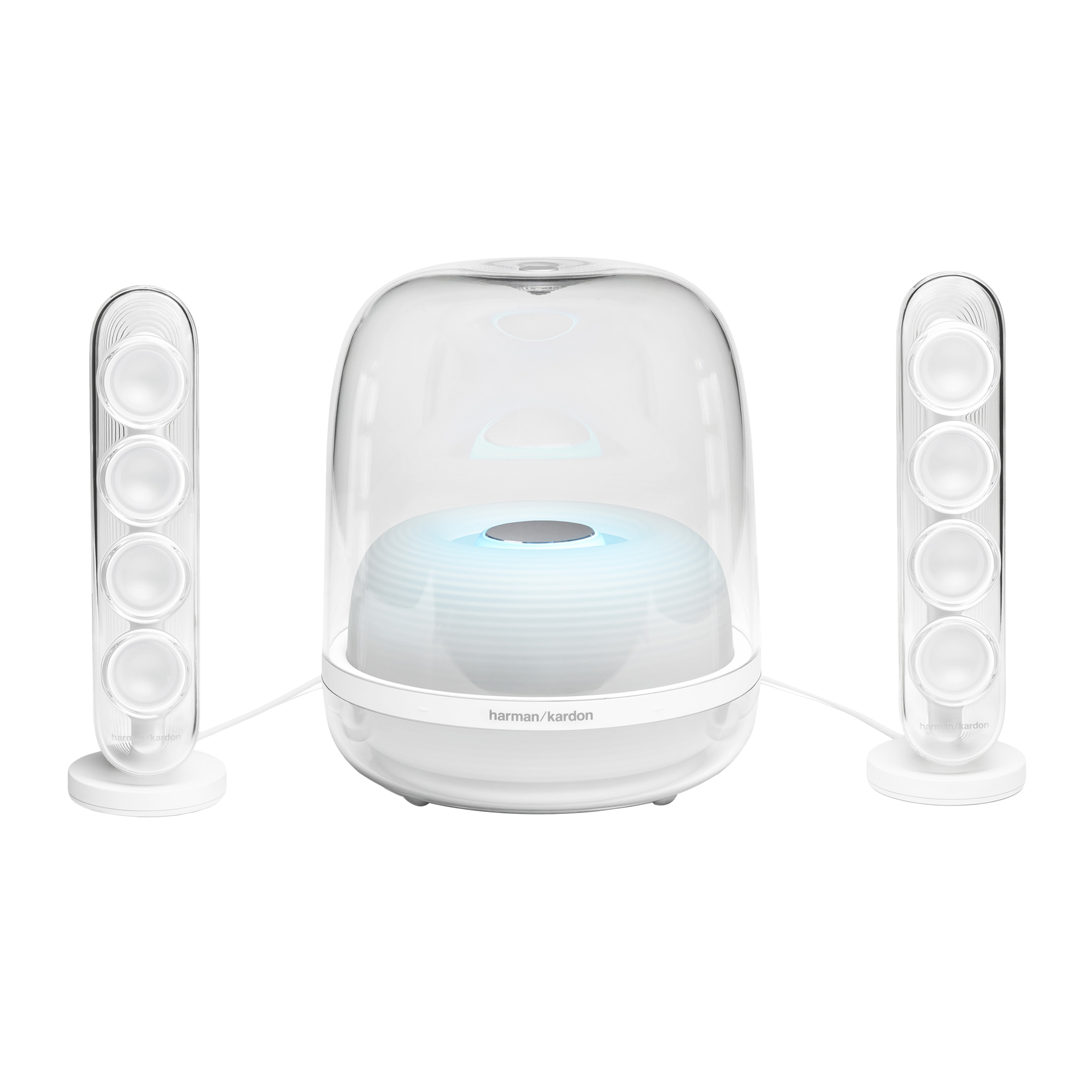 harman kardon SoundSticks 4 140W Multimedia Speaker (Ambient Light Effects, 2.1 Channel, White) harman kardon SoundSticks 4 140W Multimedia Speaker (Ambient Light Effects, 2.1 Channel, White)_1