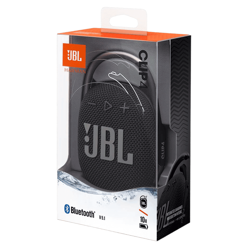 JBL Clip 4 5W Portable Bluetooth Speaker (IP67 Waterproof, 10 Hours Playtime, Black)_12
