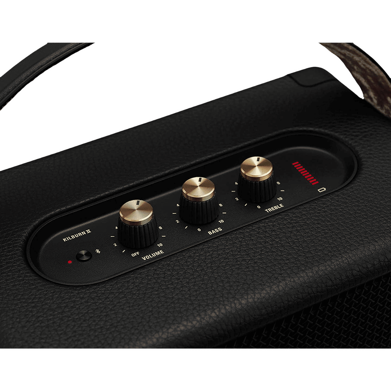 Marshall Kilburn II 36W Portable Bluetooth Speaker (IPX2 Water Resistant, Carrying Strap, Stereo Channel, Black & Brass)_14