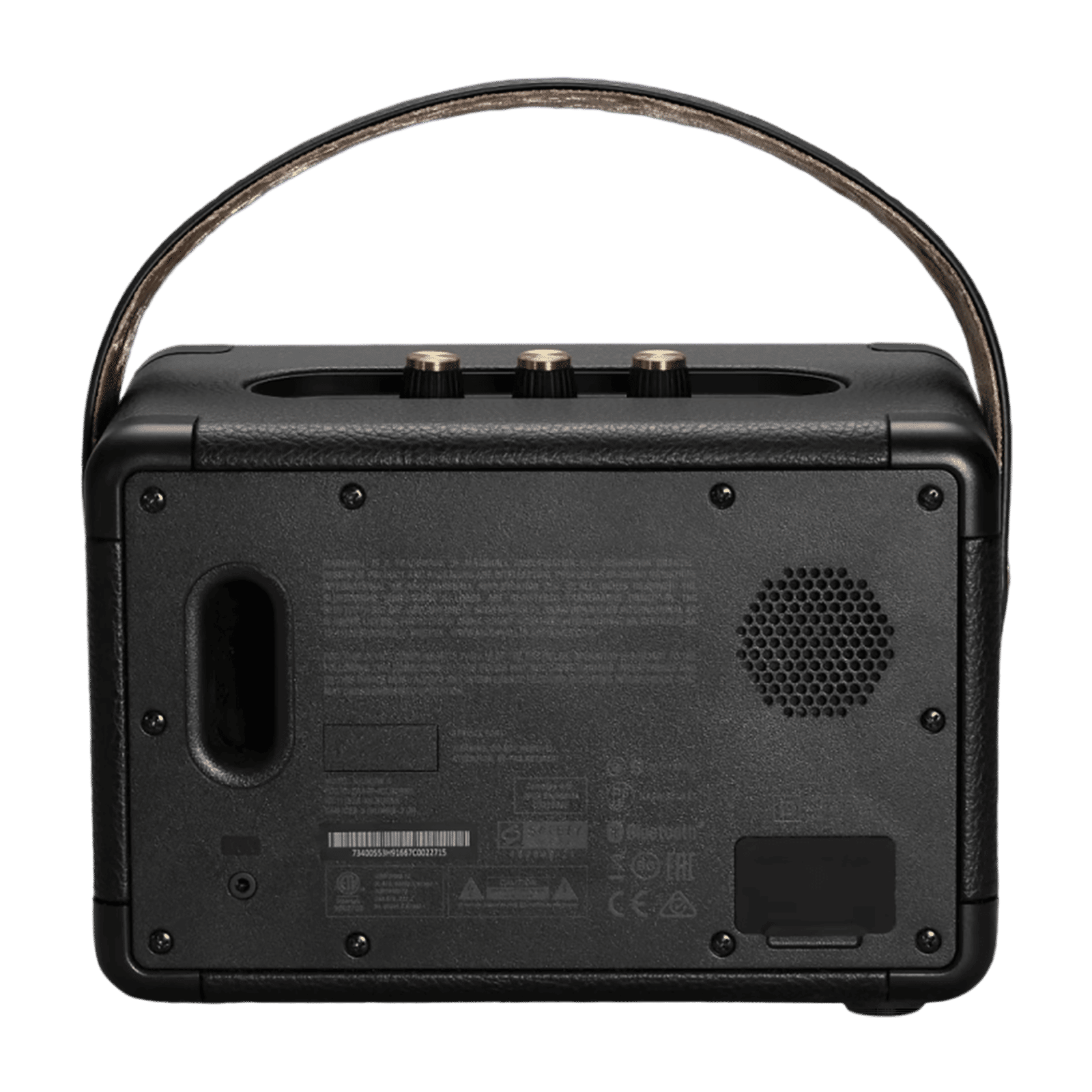 Marshall Kilburn II 36W Portable Bluetooth Speaker (IPX2 Water Resistant, Carrying Strap, Stereo Channel, Black & Brass)_6