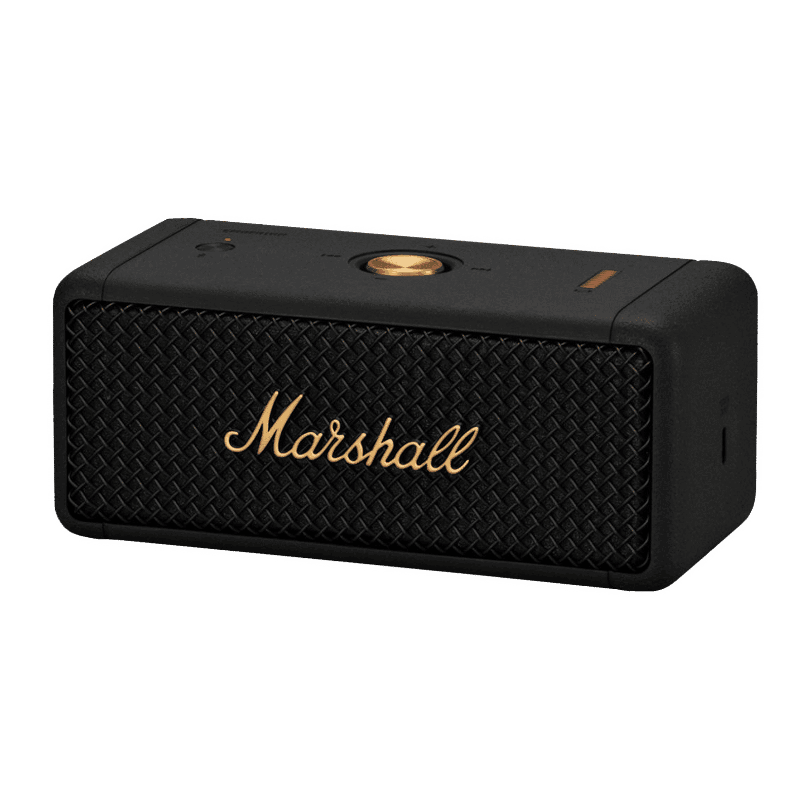 Marshall Emberton 20W Portable Bluetooth Speaker (IPX7 Water Resistant, Superior Signature Sound, Stereo Channel, Black/Brass) Marshall Emberton 20W Portable Bluetooth Speaker (IPX7 Water Resistant, Superior Signature Sound, Stereo Channel, Black/Brass)_3