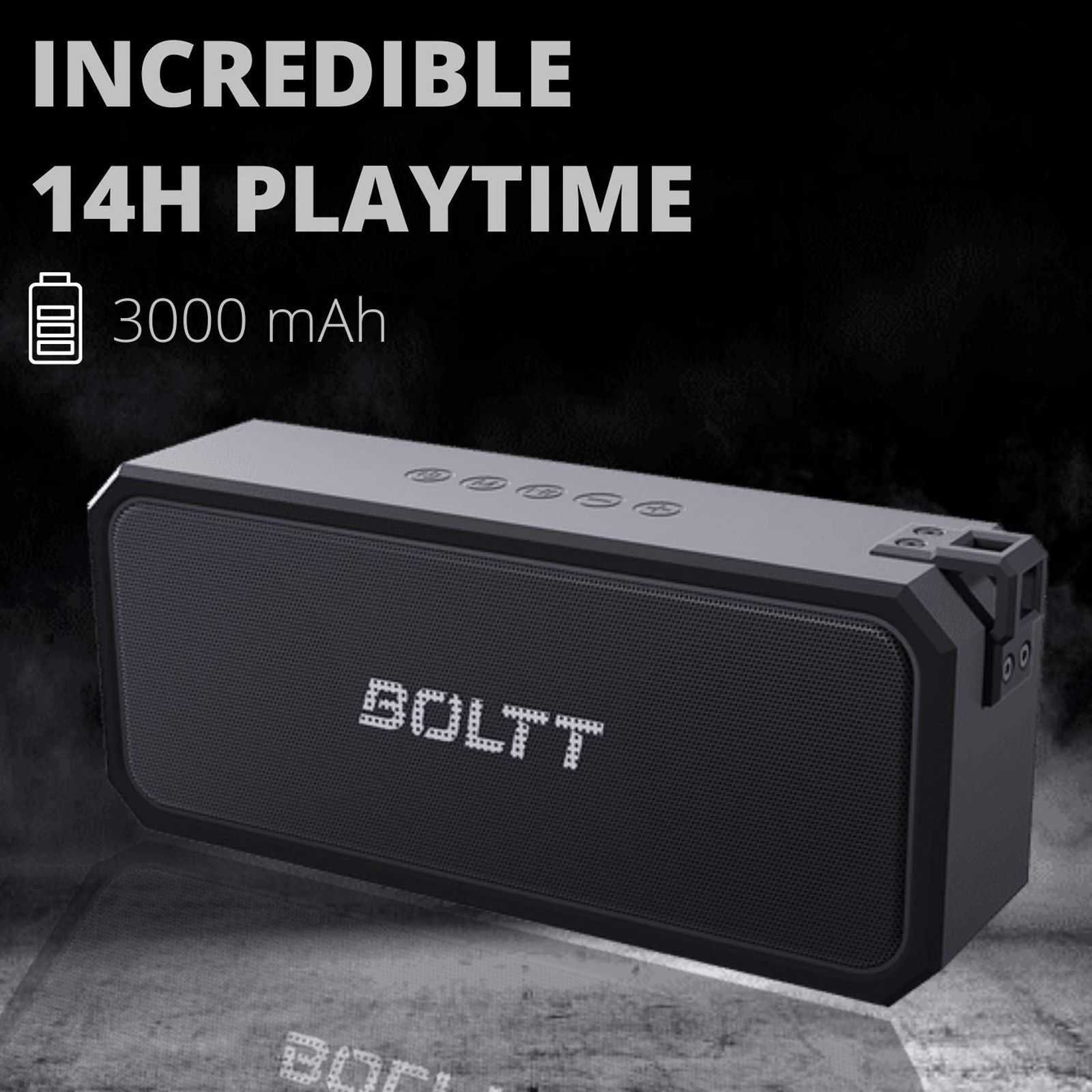 FIRE-BOLTT Xplode 20 Watts Portable Bluetooth Speaker (IPX7 Waterproof, BS1300, Black) FIRE-BOLTT Xplode 20 Watts Portable Bluetooth Speaker (IPX7 Waterproof, BS1300, Black)_7