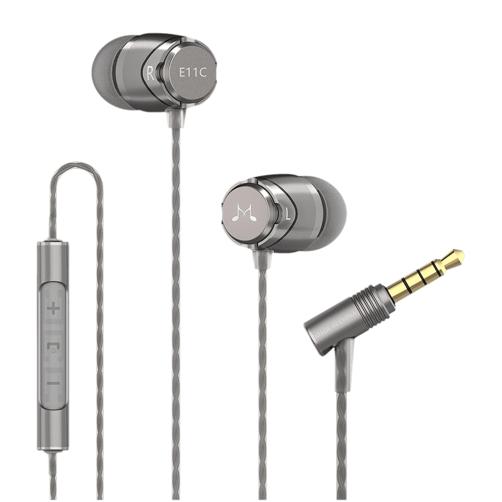 SoundMAGIC E11C Wired Earphone with Mic (In Ear, Gunmetal) SoundMAGIC E11C Wired Earphone with Mic (In Ear, Gunmetal)_1