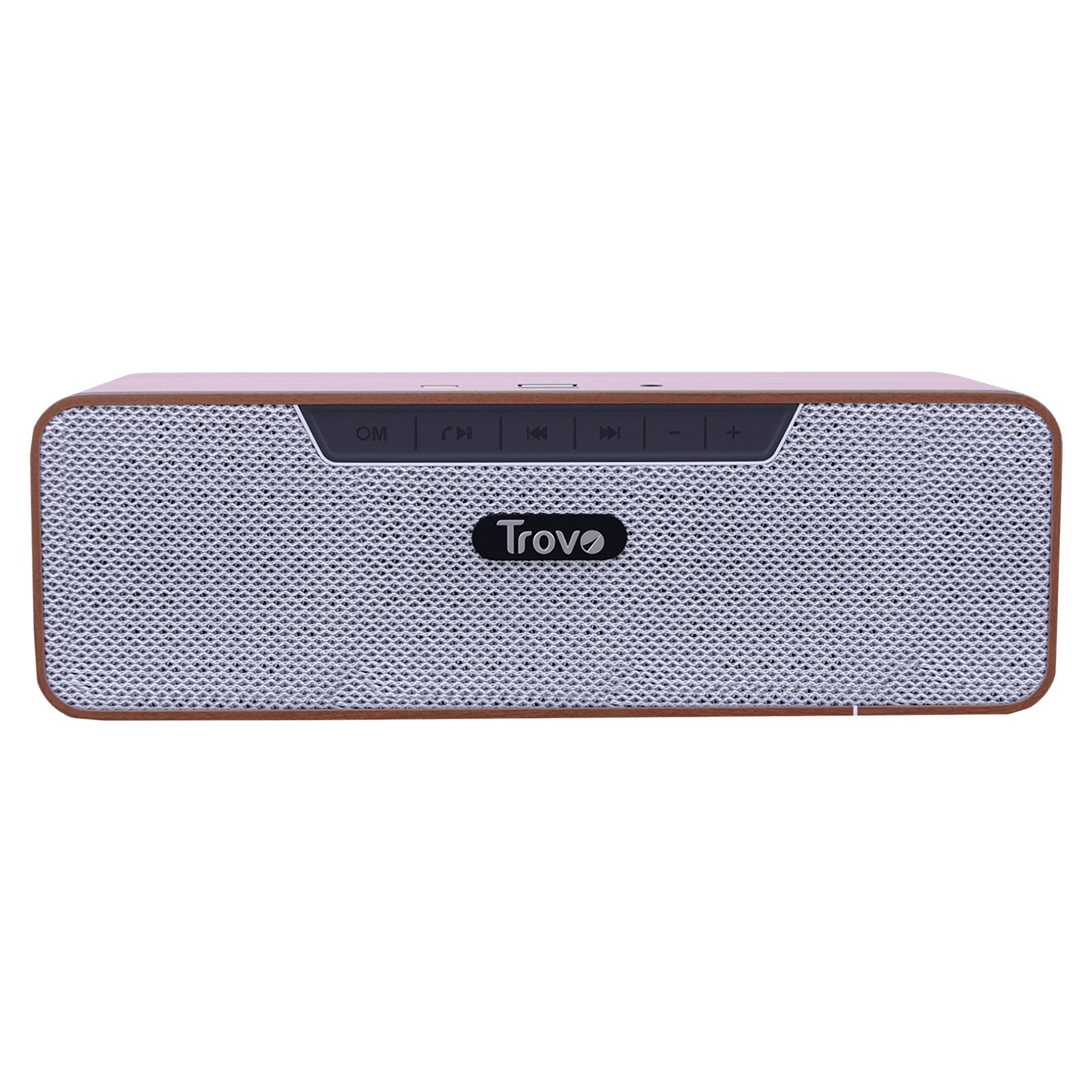 Trovo Wooden 8W Portable Bluetooth Speaker (5.1 Channel, 3 Hours Playtime, Brown)_1