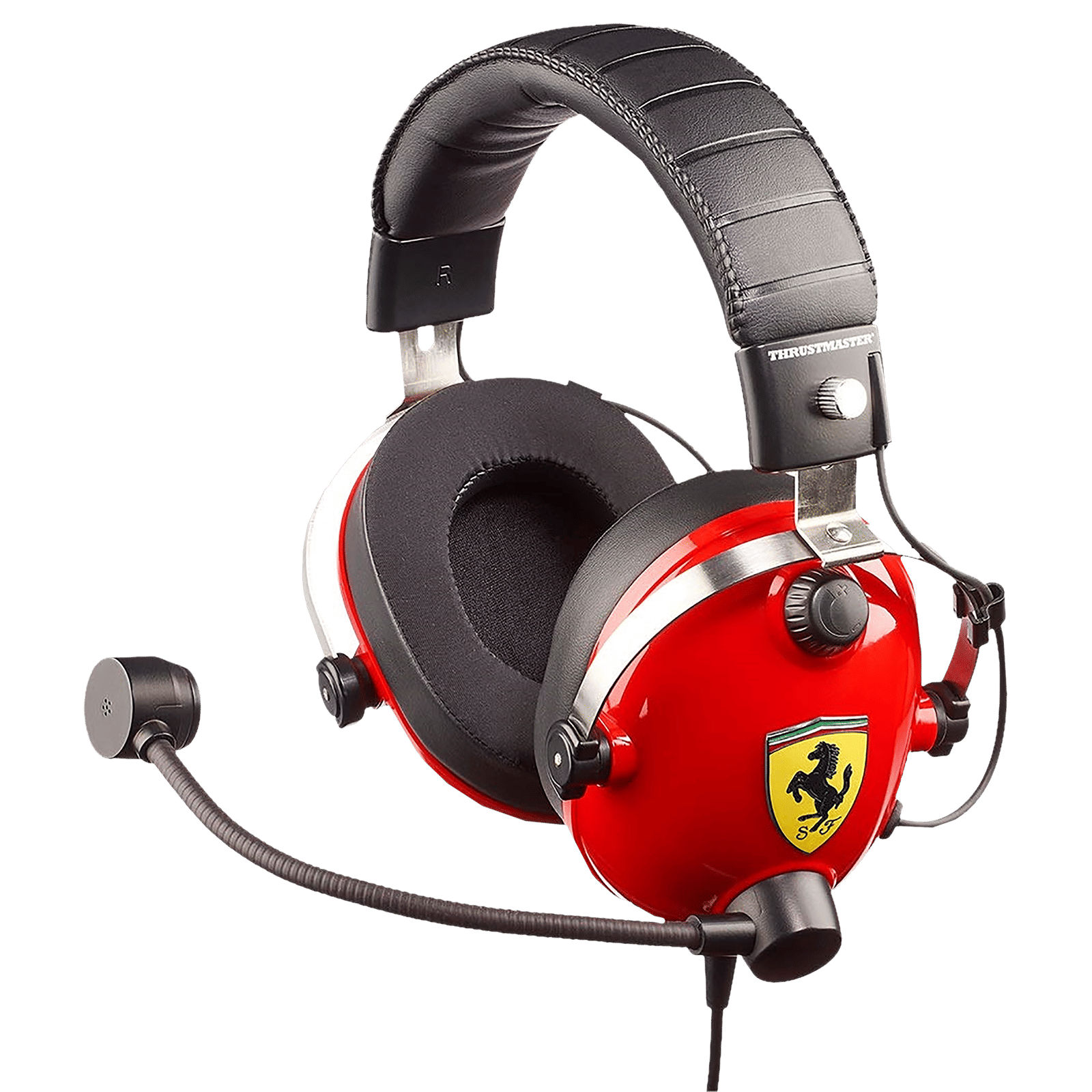 THRUSTMASTER T-RACING SCUDERIA 4060105 Wired Headset with Mic (Over Ear, Red & Black) THRUSTMASTER T-RACING SCUDERIA 4060105 Wired Headset with Mic (Over Ear, Red & Black)_1