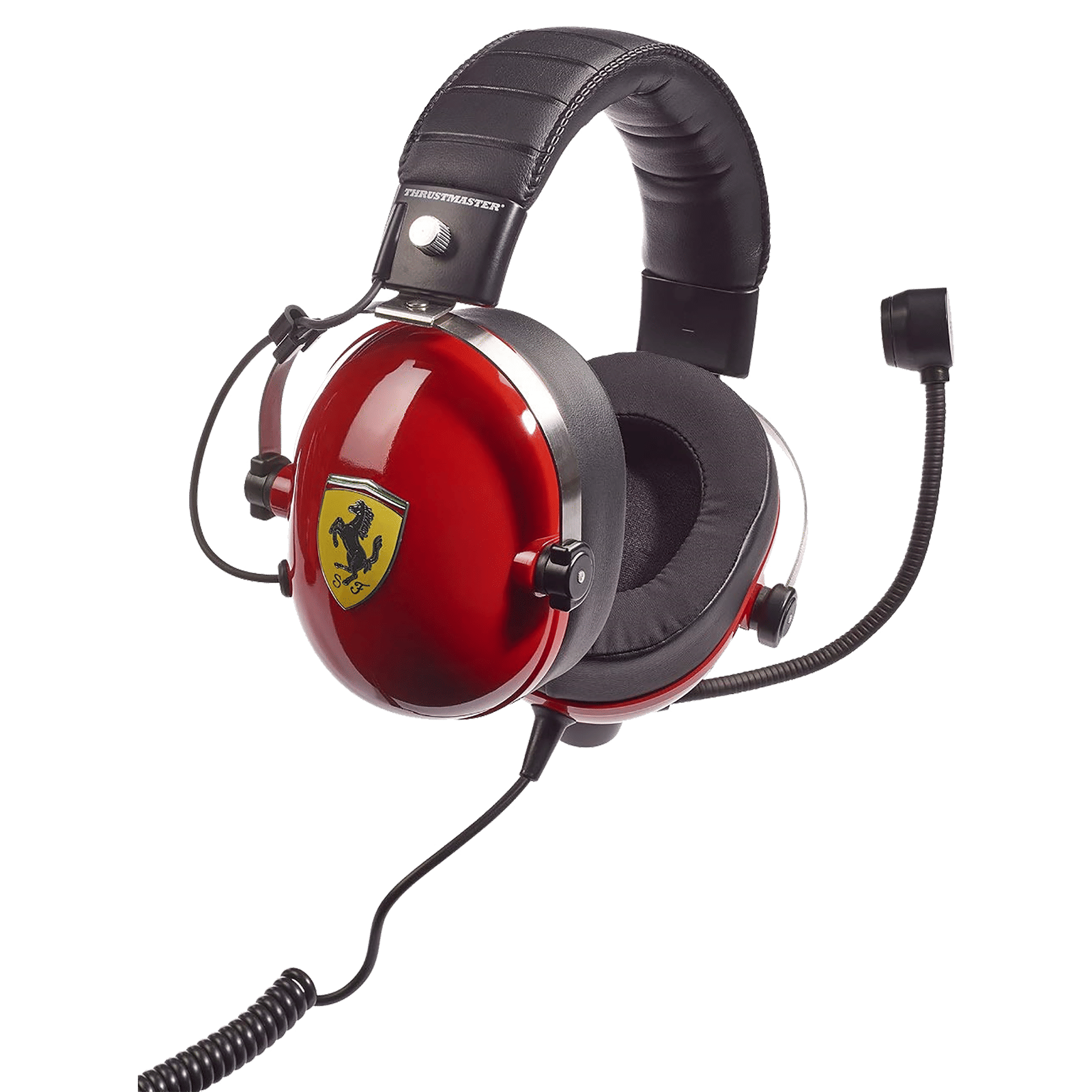 THRUSTMASTER T-RACING SCUDERIA 4060105 Wired Headset with Mic (Over Ear, Red & Black) THRUSTMASTER T-RACING SCUDERIA 4060105 Wired Headset with Mic (Over Ear, Red & Black)_4
