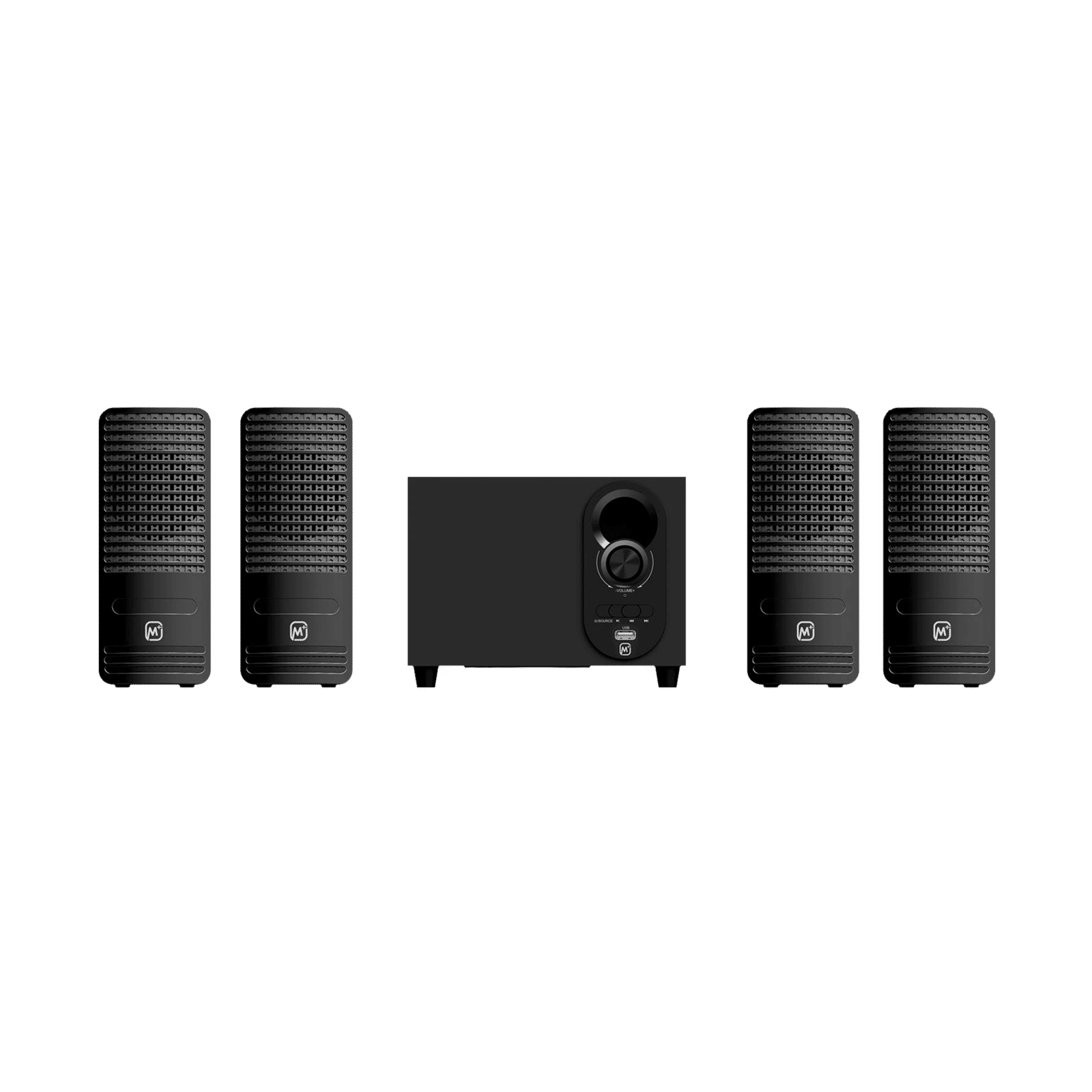 Matata 12W Multimedia Speaker (Loud & Clear Audio, 4.1 Channel, Black)_1