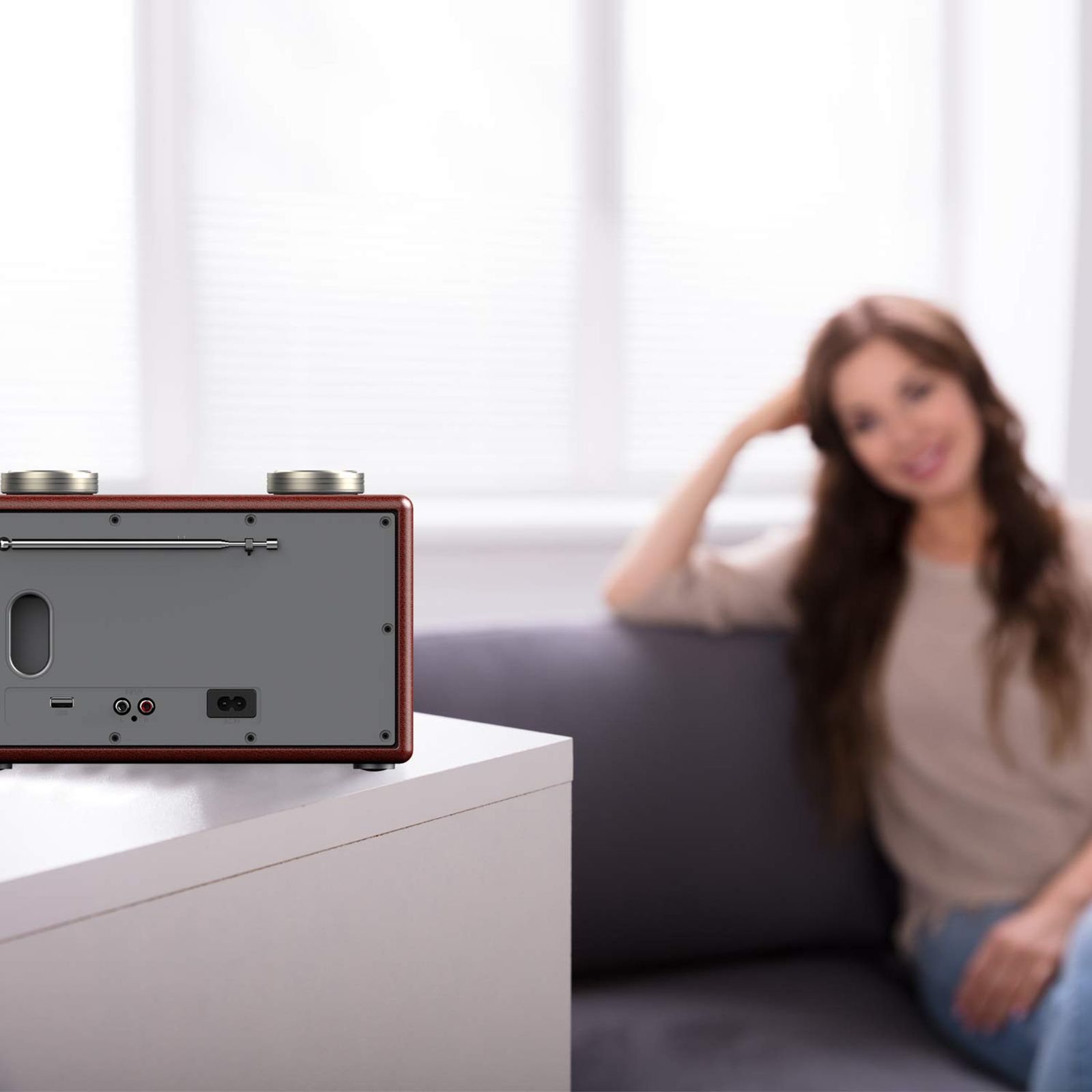 Matata 20W Portable Bluetooth Speaker (Treble & Bass Sound, 2.1 Channel, Brown/Silver) Matata 20W Portable Bluetooth Speaker (Treble & Bass Sound, 2.1 Channel, Brown/Silver)_4
