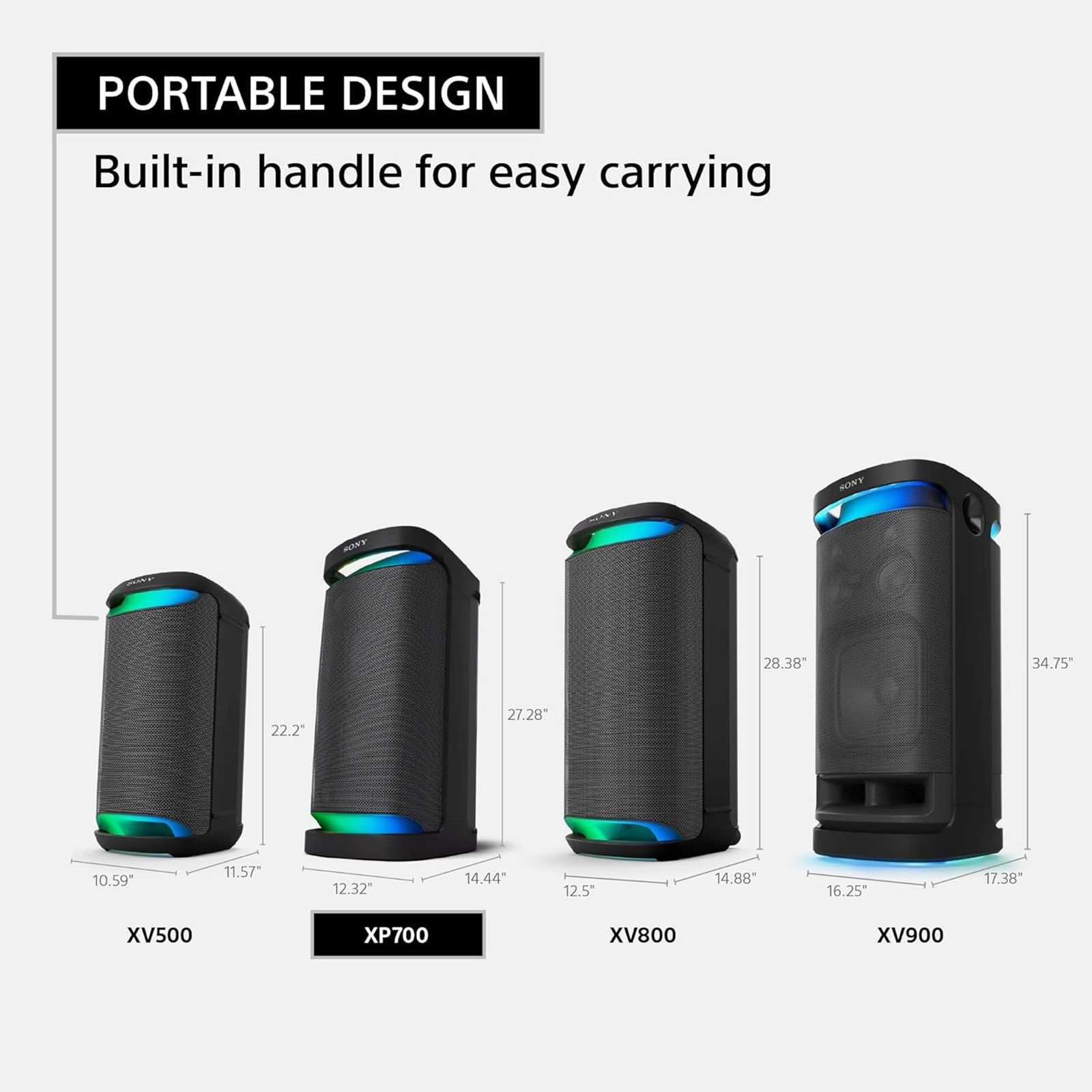 SONY Bluetooth Party Speaker (IPX4 Water Resistant, Stereo Channel, Black)_14
