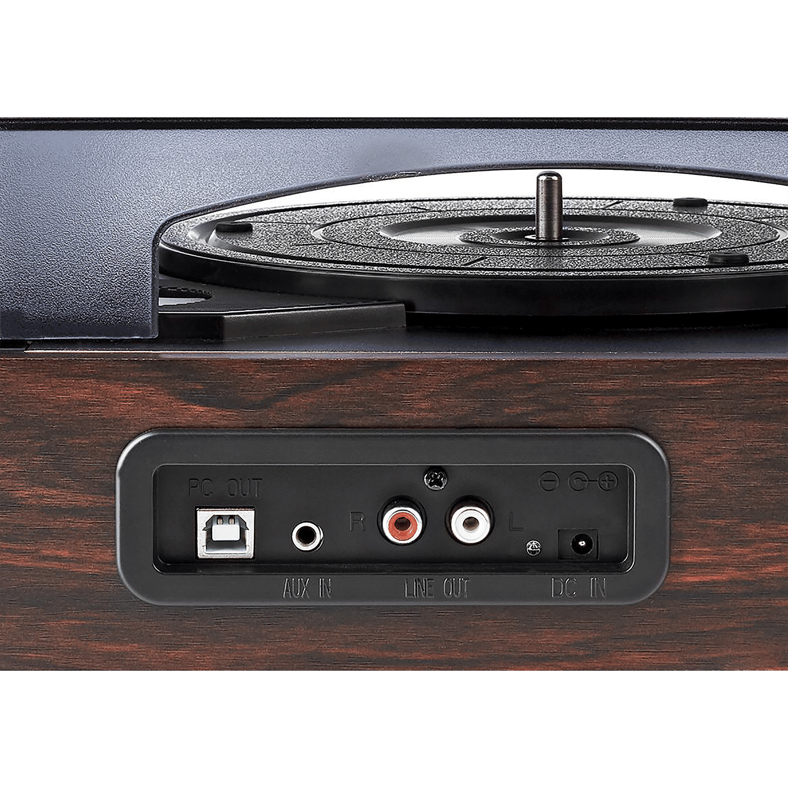 nedis 2.0 Channel 18 Watts Vinyl Record Player (Portable Breifcase, TURN220BN, Brown)_4