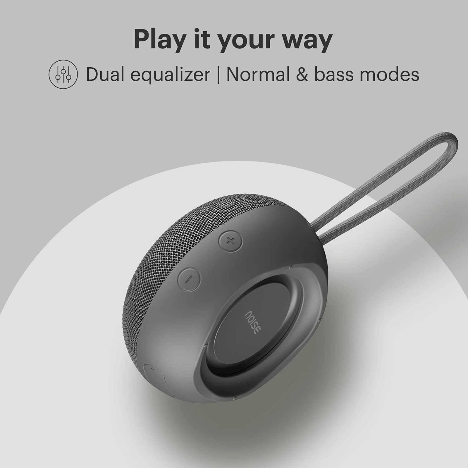noise Zest 3W Portable Bluetooth Speaker (Dual Equalizer, Mono Channel, Coal Black)_15