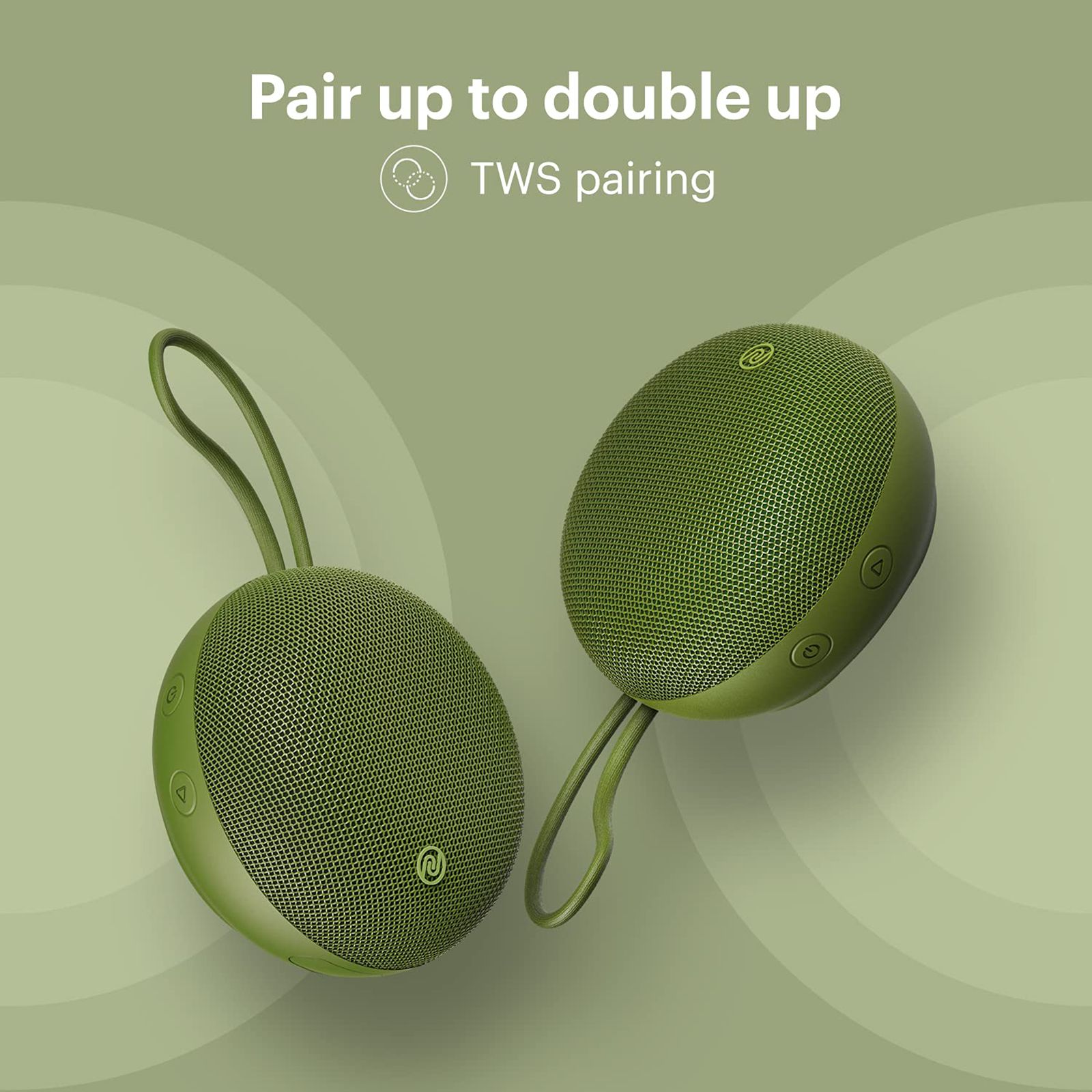noise Zest 3W Portable Bluetooth Speaker (Perfect sound, Mono Speaker, Moss Green)_7