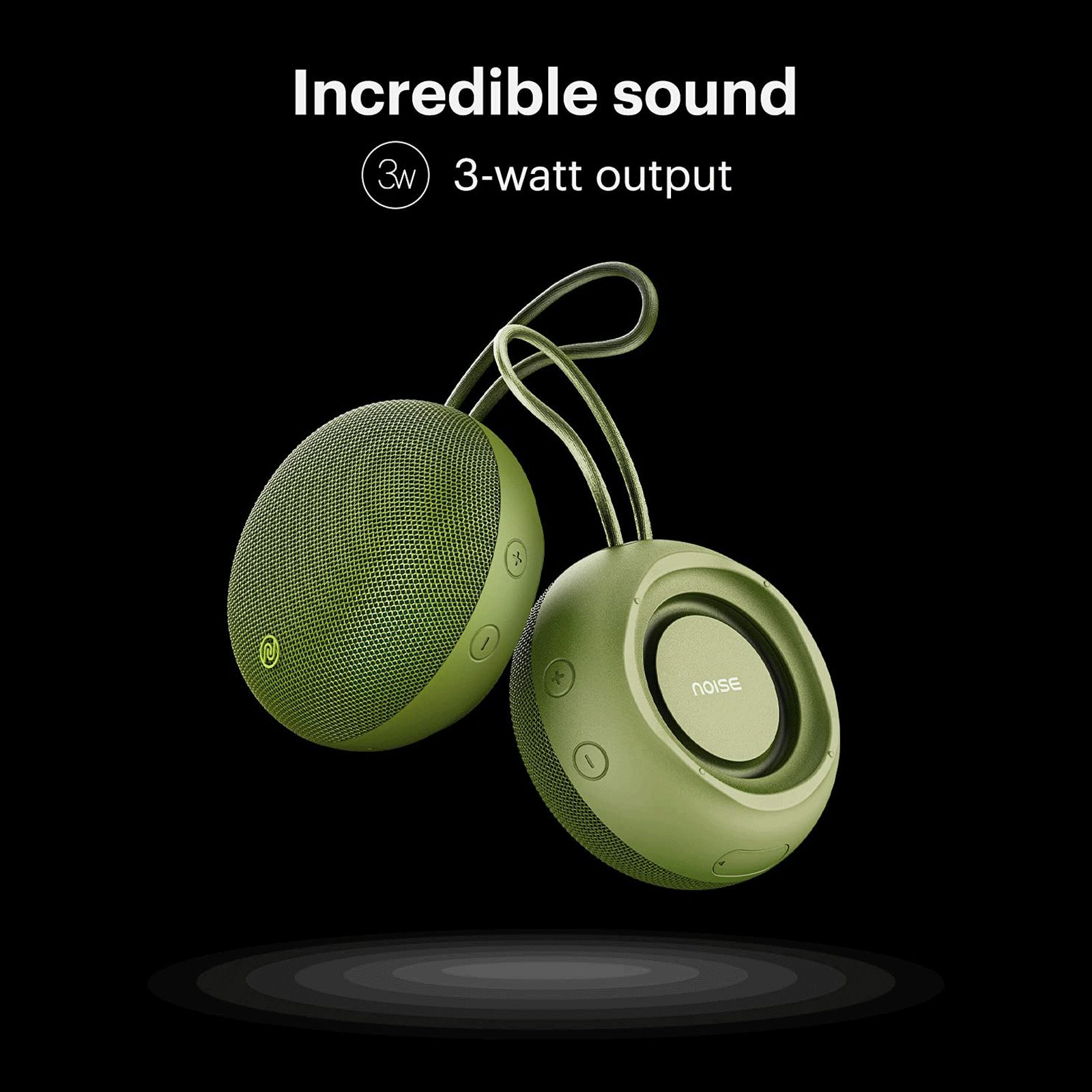 noise Zest 3W Portable Bluetooth Speaker (Perfect sound, Mono Speaker, Moss Green)_8