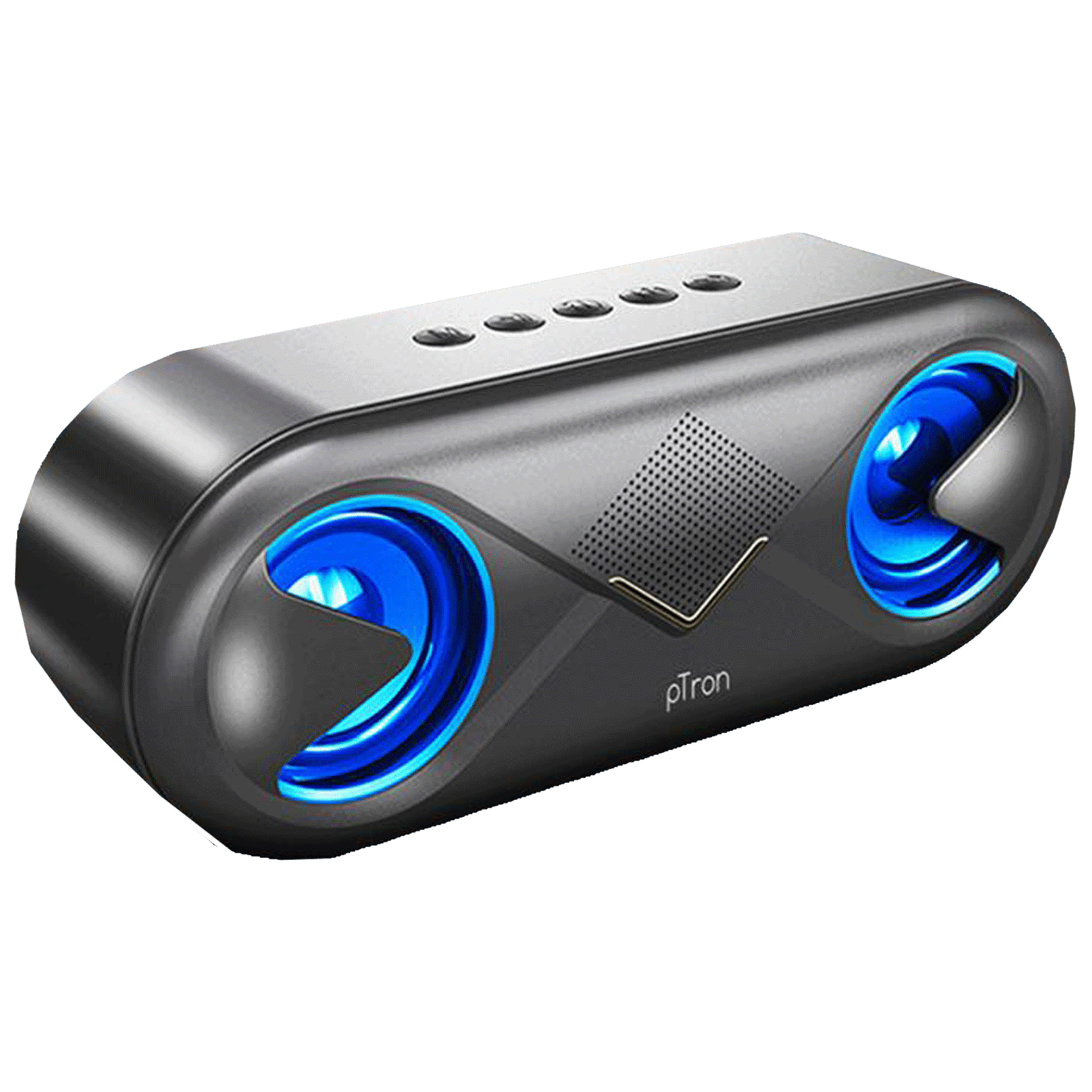 pTron Fusion 10W Portable Bluetooth Speaker (10 Hours Playtime, Black)_1