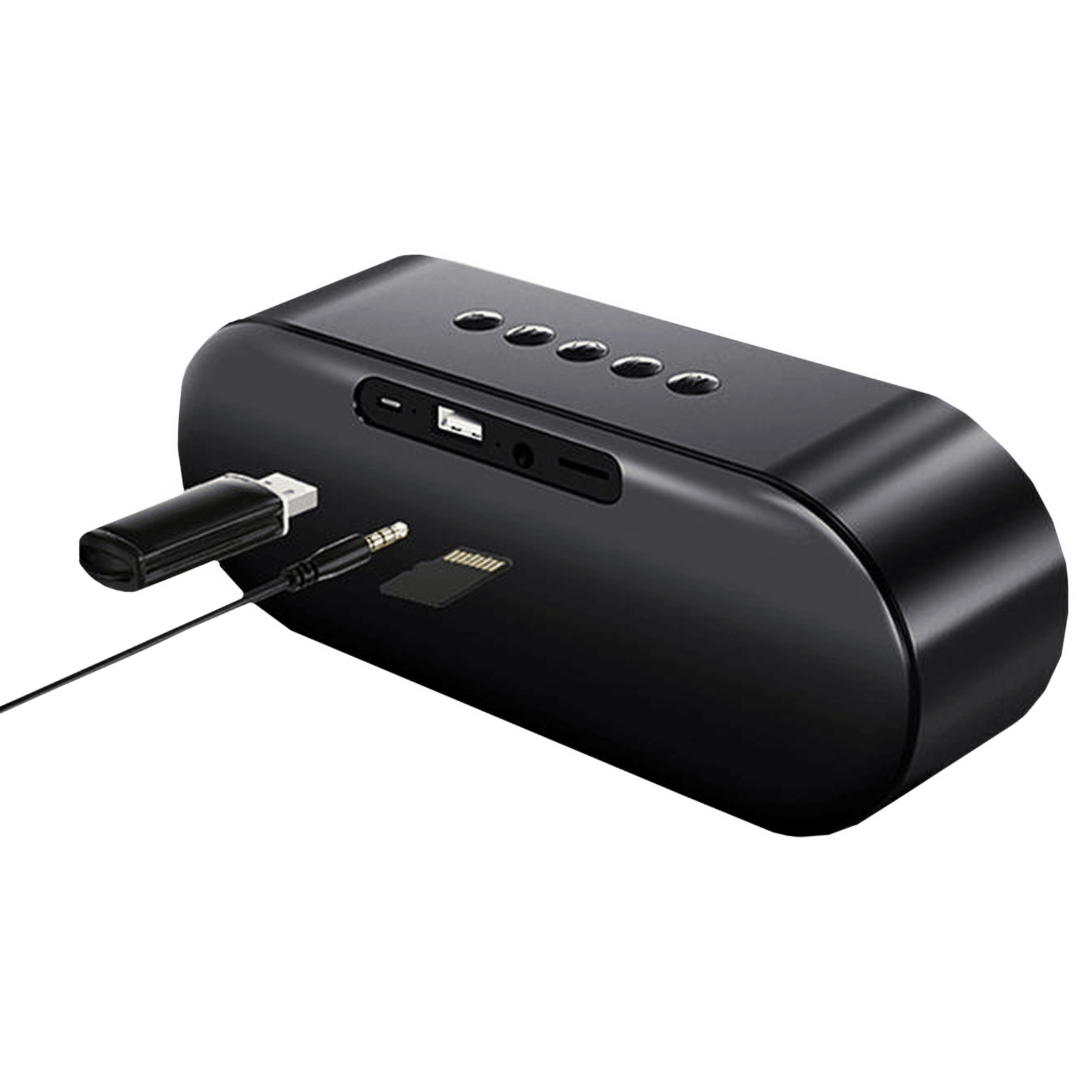 pTron Fusion 10W Portable Bluetooth Speaker (10 Hours Playtime, Black)_3