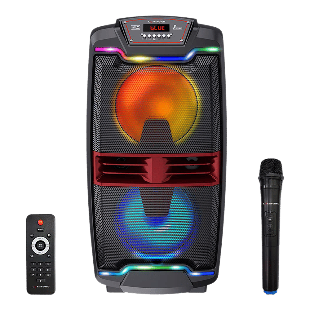LUMIFORD 50 Watts Party Speaker (Recording Support, LFTS001, Black) LUMIFORD 50 Watts Party Speaker (Recording Support, LFTS001, Black)_1