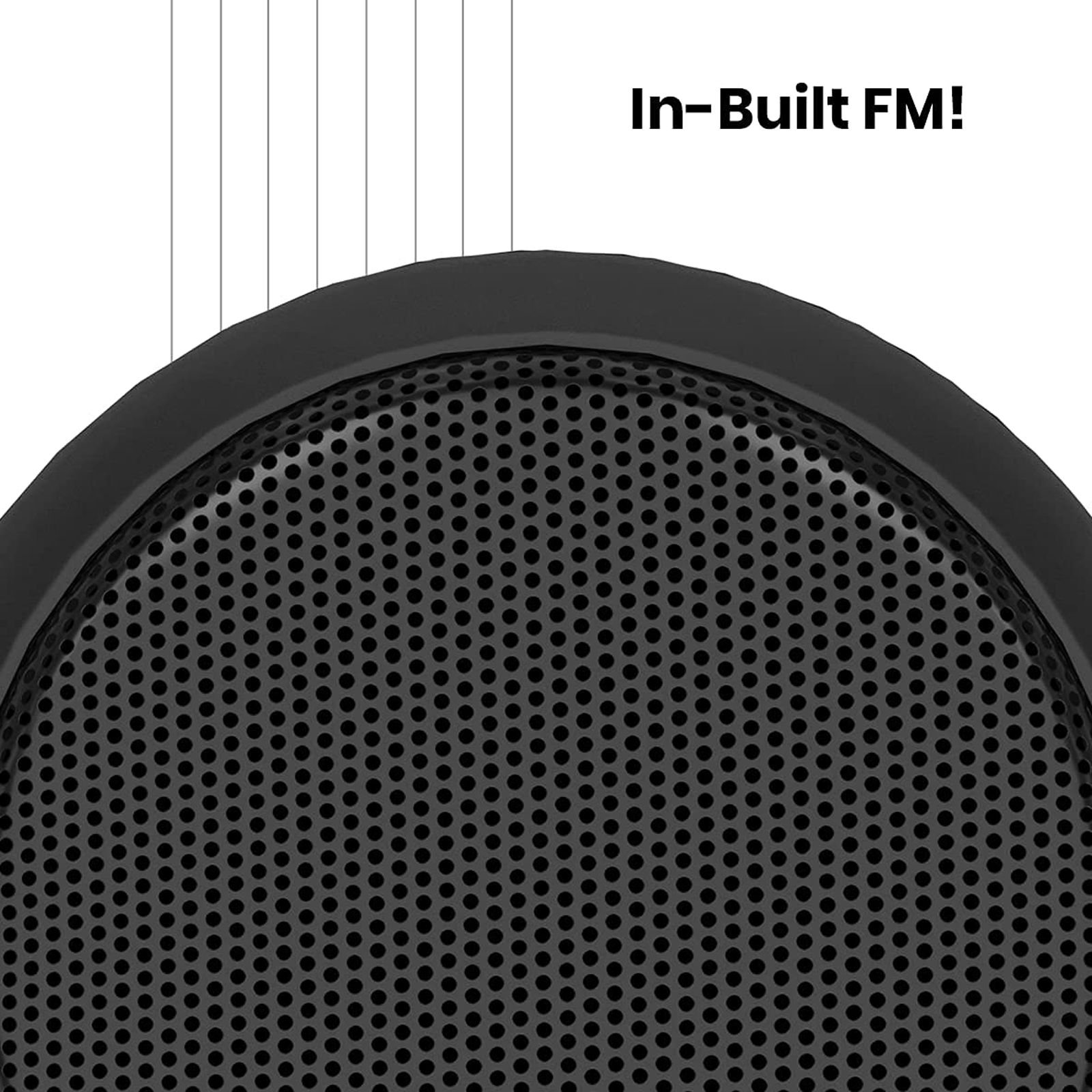 PORTRONICS SoundDrum1 10W Portable Bluetooth Speaker (6 Hours Playtime, Black)_7