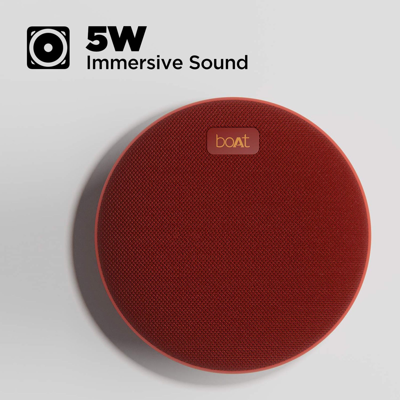 boAt Stone 180 5W Portable Bluetooth Speaker (IPX7 Water Resistant, 10 Hours Playtime, 1.0 Channel, Red) boAt Stone 180 5W Portable Bluetooth Speaker (IPX7 Water Resistant, 10 Hours Playtime, 1.0 Channel, Red)_13