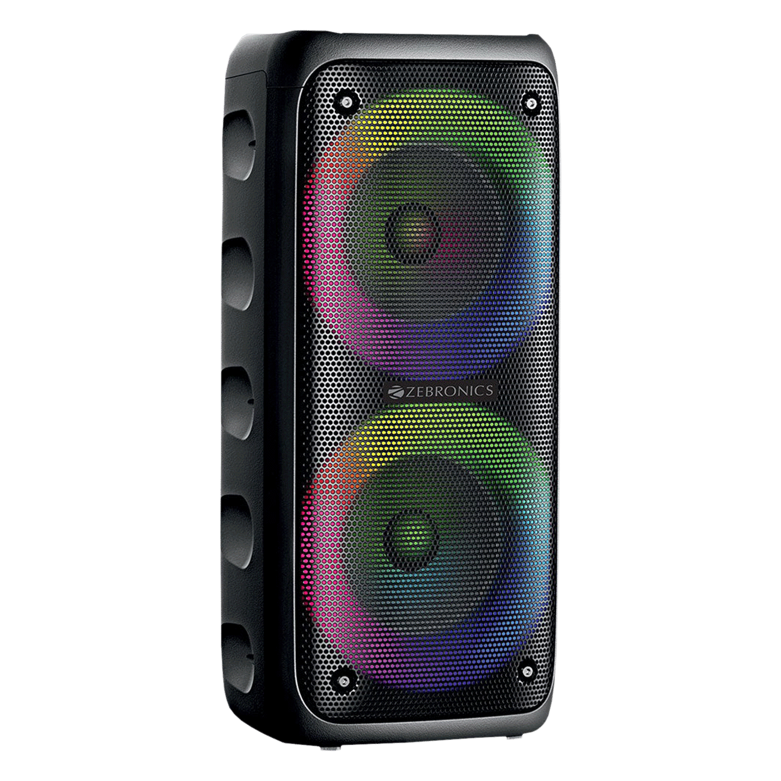 ZEBRONICS Zeb-Barrel 200 40W Bluetooth Party Speaker (RGB Light, Stereo Channel, Black) ZEBRONICS Zeb-Barrel 200 40W Bluetooth Party Speaker (RGB Light, Stereo Channel, Black)_1