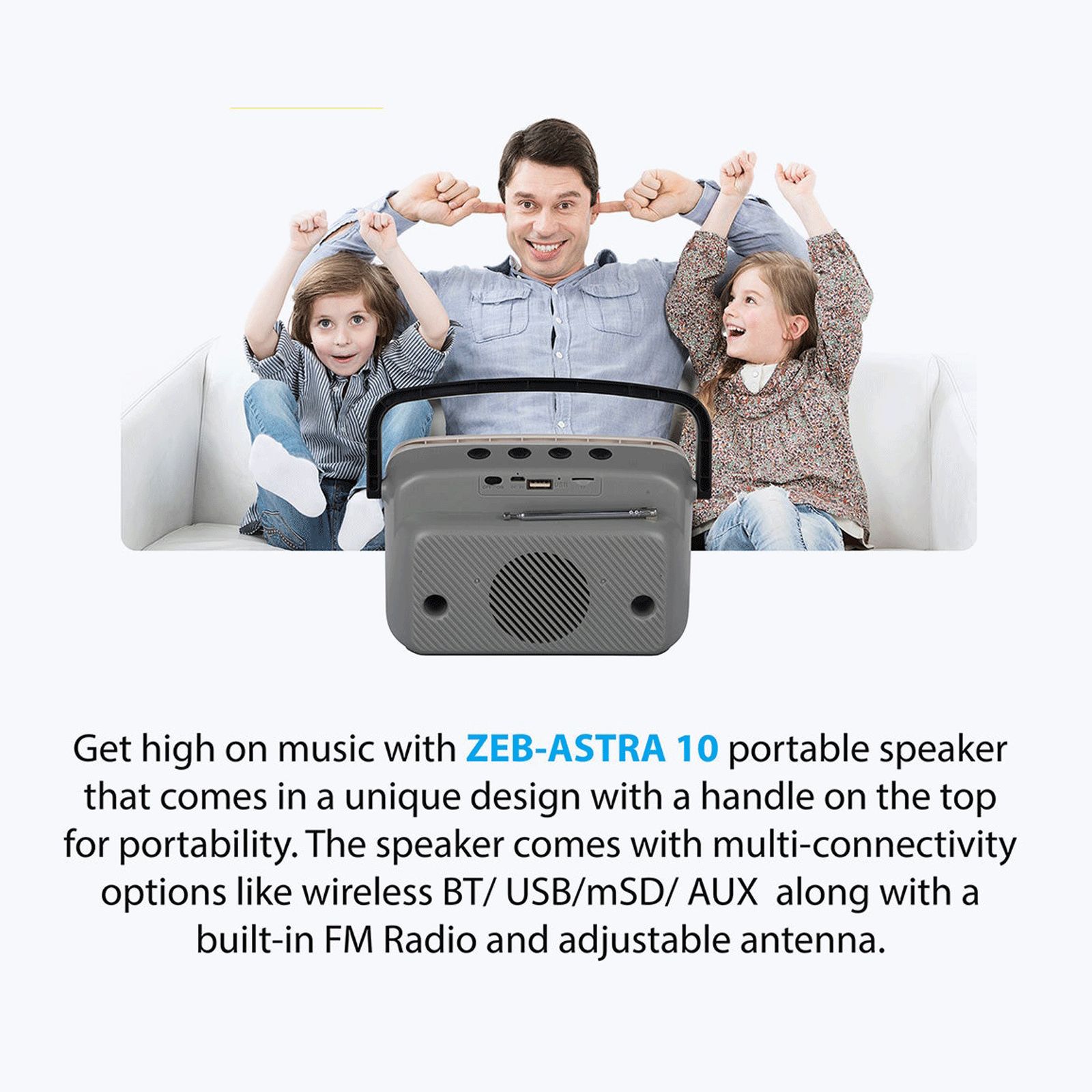 ZEBRONICS Zeb-Astra 10 10W Portable Bluetooth Speaker (Mobile Holder Support, Mono Channel, Black) ZEBRONICS Zeb-Astra 10 10W Portable Bluetooth Speaker (Mobile Holder Support, Mono Channel, Black)_4