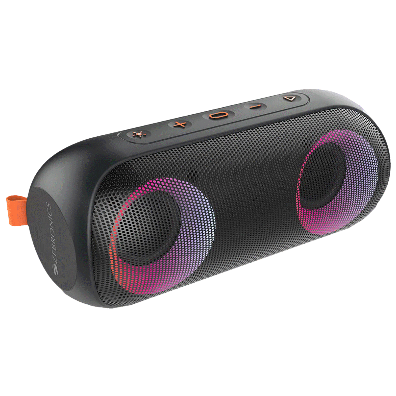 ZEBRONICS Zeb-Music Bomb X 20W Portable Bluetooth Speaker (IPX7 Waterproof, Voice Assistant Support, Stereo Channel, Black) ZEBRONICS Zeb-Music Bomb X 20W Portable Bluetooth Speaker (IPX7 Waterproof, Voice Assistant Support, Stereo Channel, Black)_1