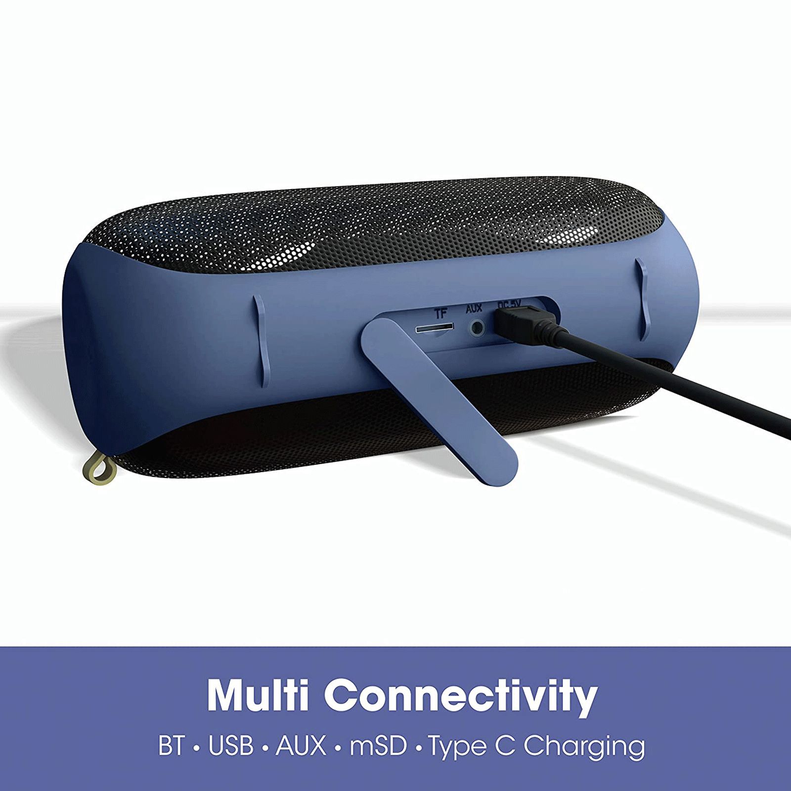 ZEBRONICS Zeb-Music Bomb X 20W Portable Bluetooth Speaker (IPX7 Waterproof, 20 Hours Playtime, Blue) ZEBRONICS Zeb-Music Bomb X 20W Portable Bluetooth Speaker (IPX7 Waterproof, 20 Hours Playtime, Blue)_7