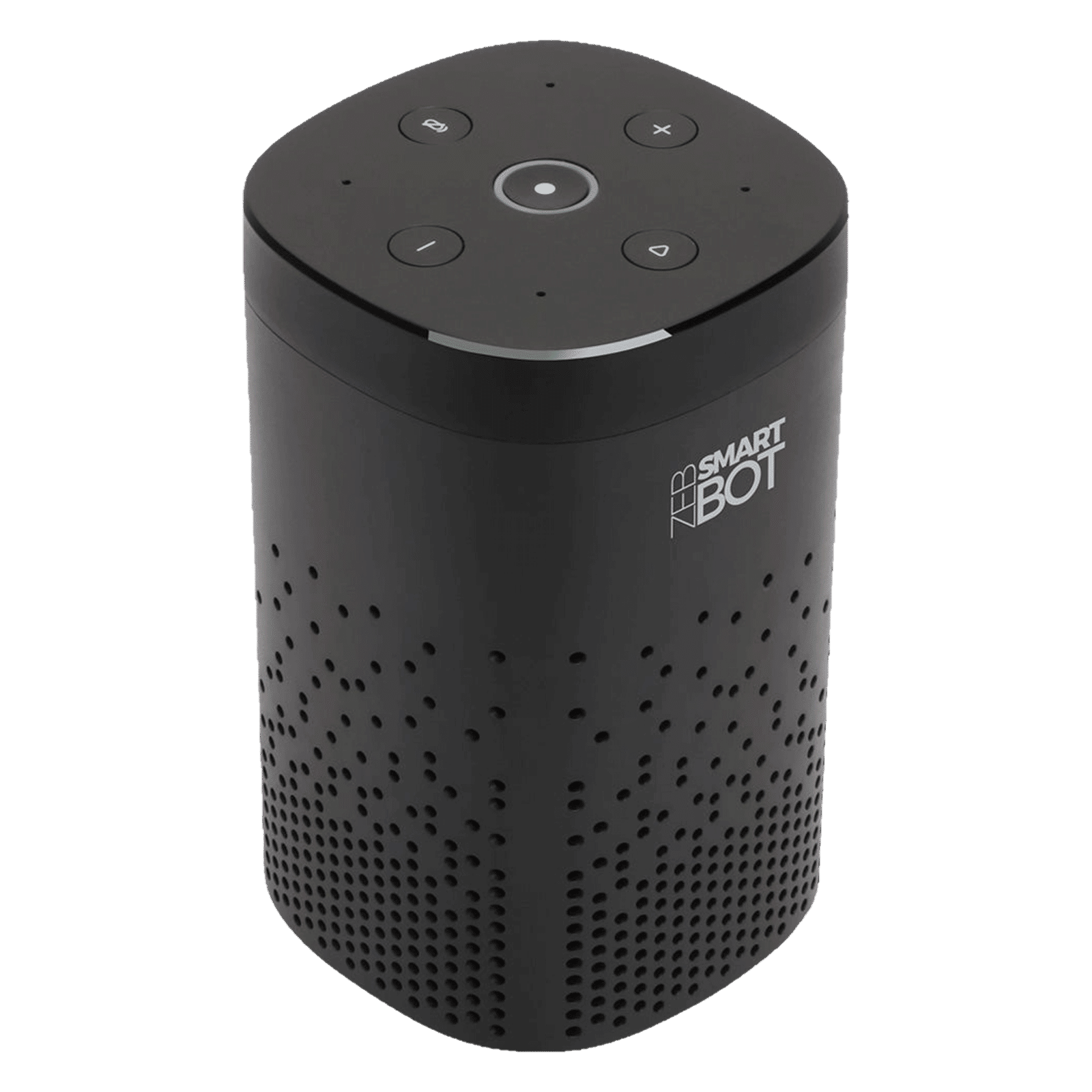 ZEBRONICS Zeb-Smart Bot with Alexa Compatible Smart Wi-Fi Speaker (Dual Far Field Mic, Black)_1