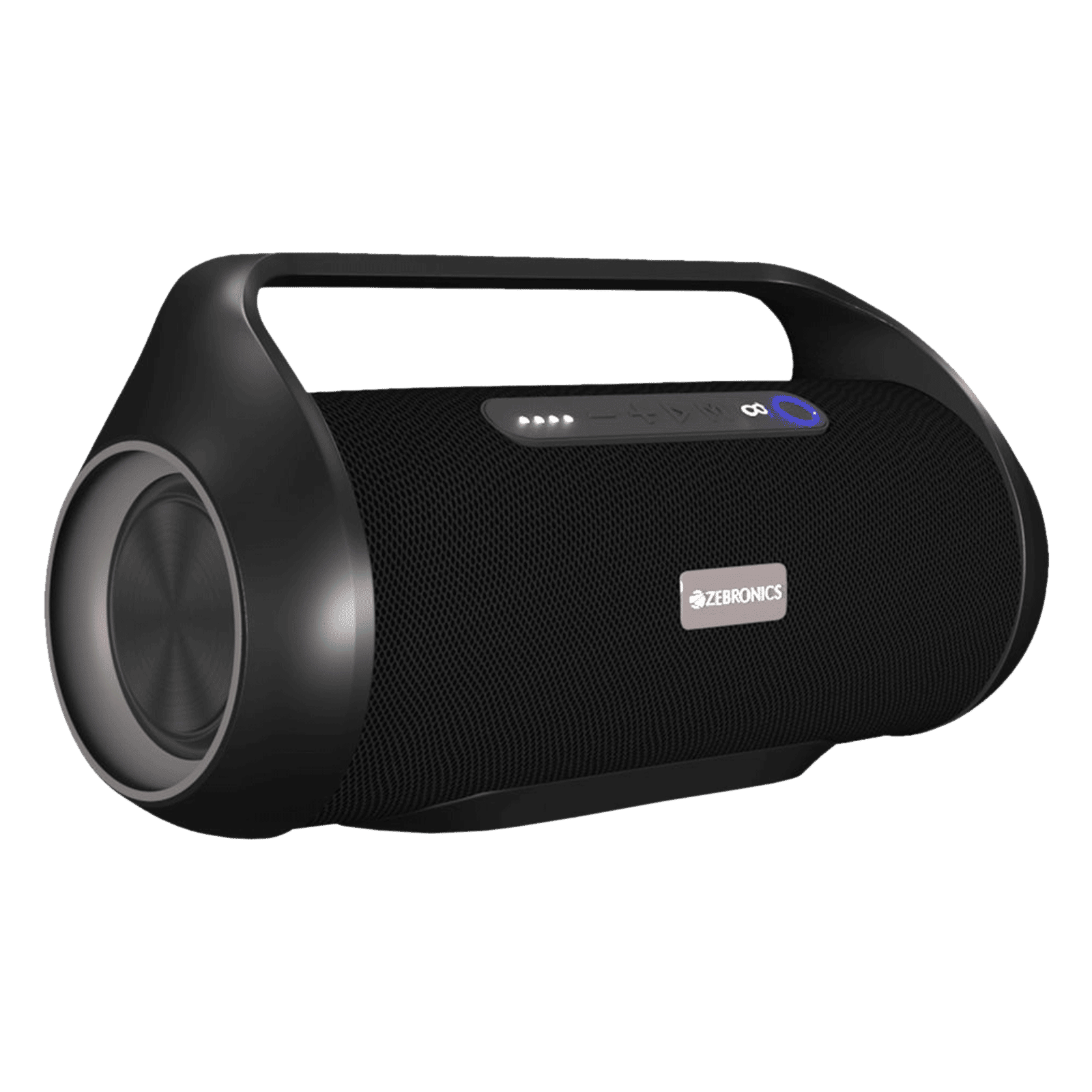 ZEBRONICS Zeb-Sound Feast 300 48W Bluetooth Party Speaker (Voice Assistant Support, Stereo Channel, Black) ZEBRONICS Zeb-Sound Feast 300 48W Bluetooth Party Speaker (Voice Assistant Support, Stereo Channel, Black)_4