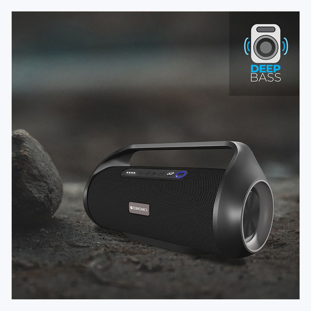ZEBRONICS Zeb-Sound Feast 300 48W Bluetooth Party Speaker (Voice Assistant Support, Stereo Channel, Black) ZEBRONICS Zeb-Sound Feast 300 48W Bluetooth Party Speaker (Voice Assistant Support, Stereo Channel, Black)_6