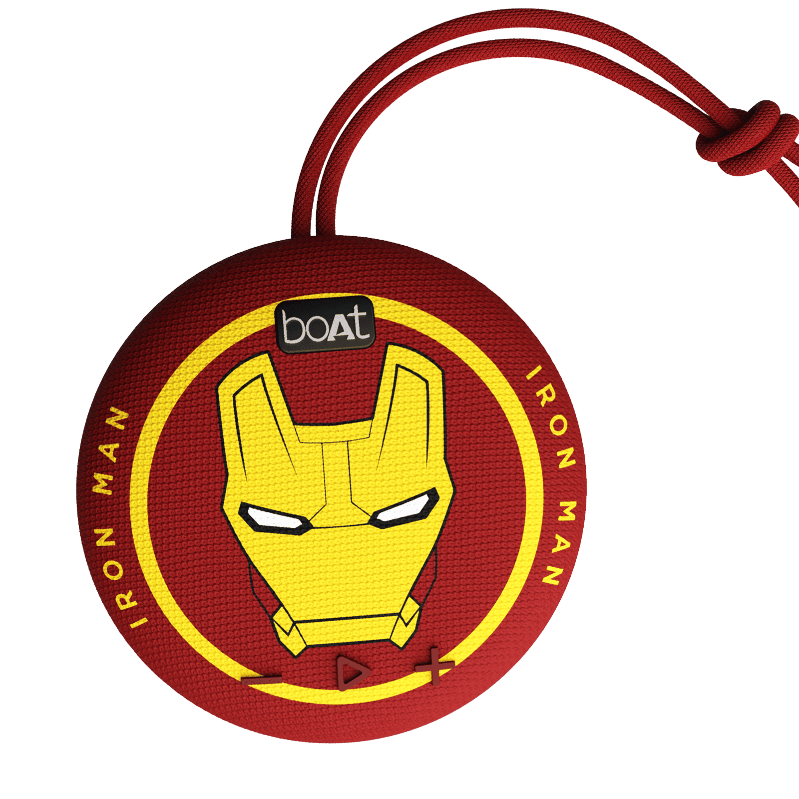 boAt Stone 190 Iron Man Marvel Edition 5W Portable Bluetooth Speaker (IPX7 Water Resistant, 4 Hours Playback Time, Mono Channel, Iron Blood) boAt Stone 190 Iron Man Marvel Edition 5W Portable Bluetooth Speaker (IPX7 Water Resistant, 4 Hours Playback Time, Mono Channel, Iron Blood)_1