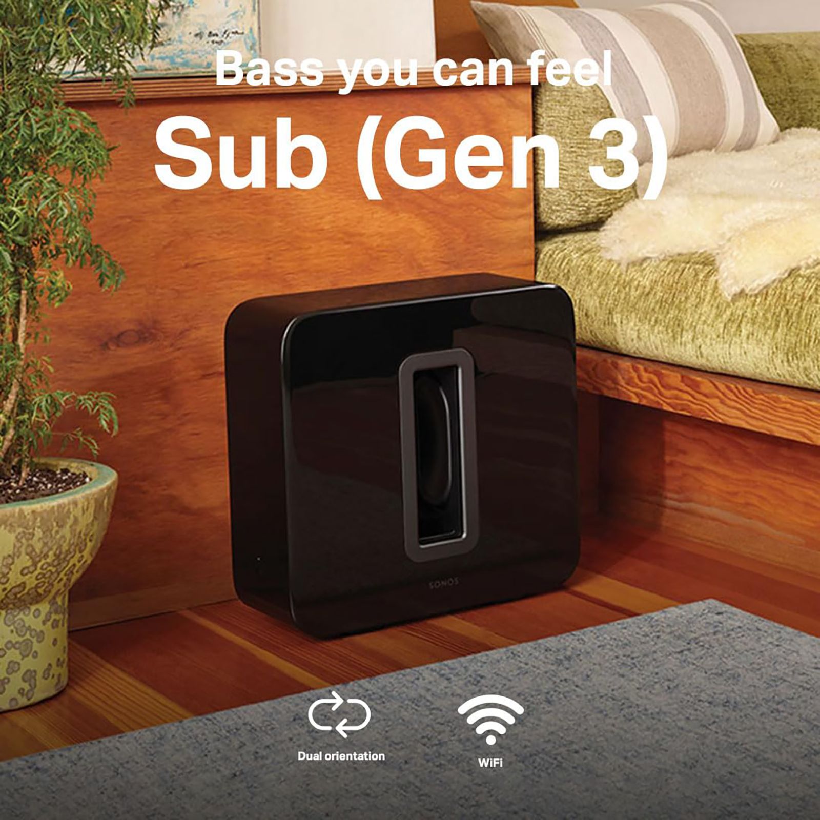 SONOS Sub (Gen 3) Smart Wi-Fi Speaker (Zero Distortion, Black)_13