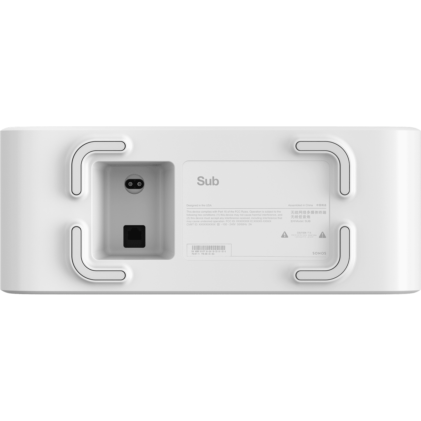 SONOS Sub (3rd Gen) Smart Wi-Fi Speaker (Two Force-Cancelling Drivers, White)_4