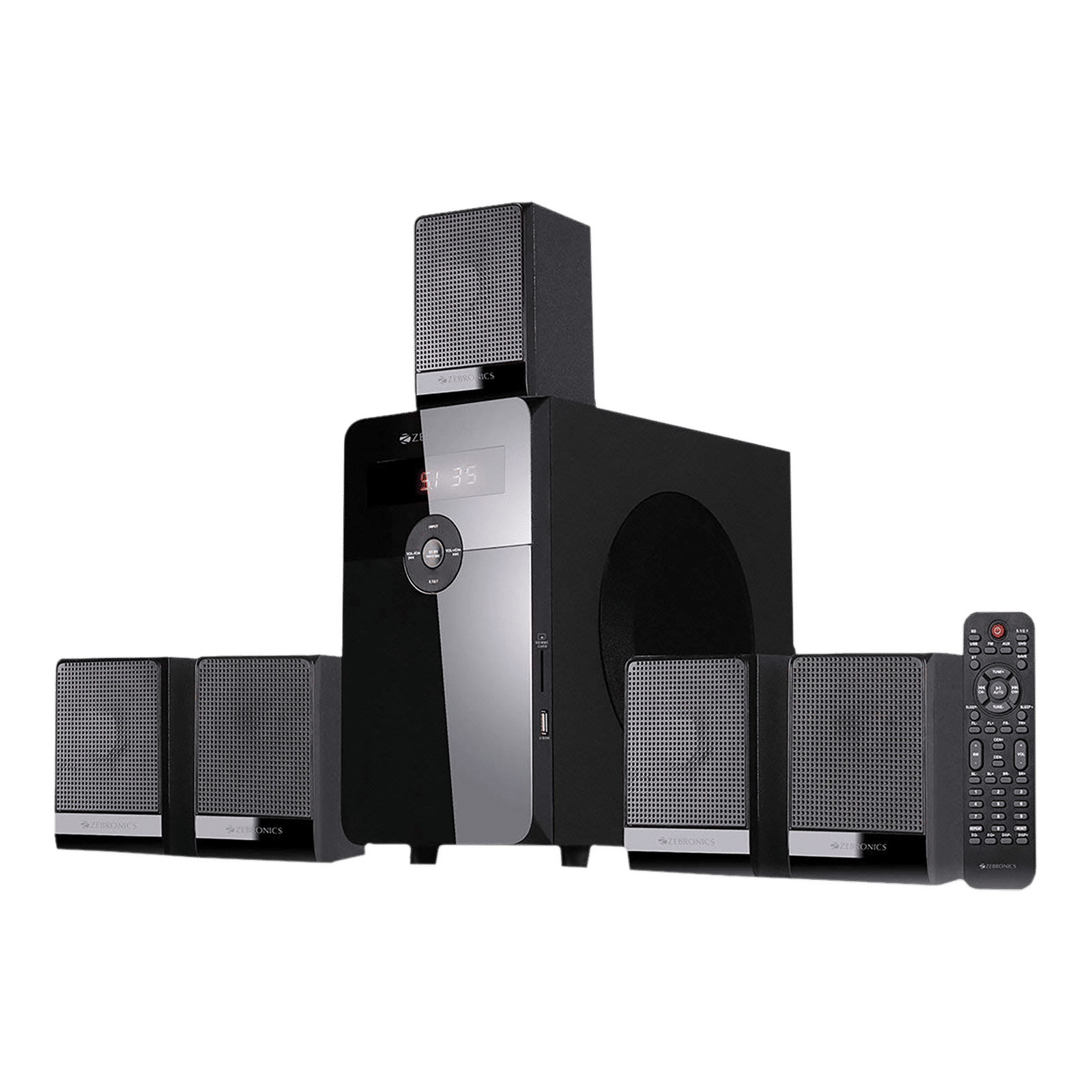 ZEBRONICS Zeb-BT6591RUCF 70W Multimedia Speaker (Built-in FM Radio, 5.1 Channel, Black) ZEBRONICS Zeb-BT6591RUCF 70W Multimedia Speaker (Built-in FM Radio, 5.1 Channel, Black)_4
