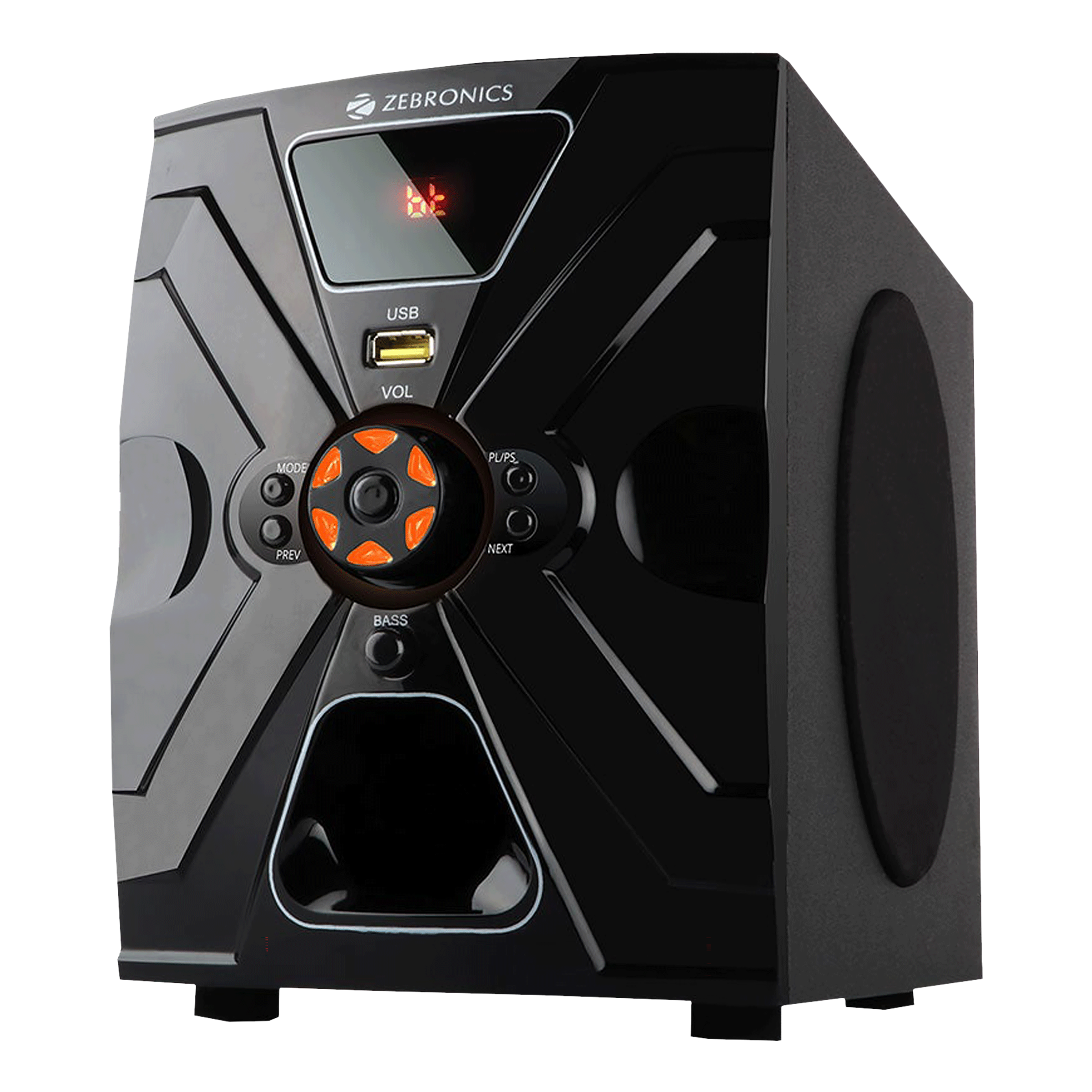 ZEBRONICS Zeb-Lovely 60W Multimedia Speaker (Built-in FM Radio, 4.1 Channel, Black) ZEBRONICS Zeb-Lovely 60W Multimedia Speaker (Built-in FM Radio, 4.1 Channel, Black)_5